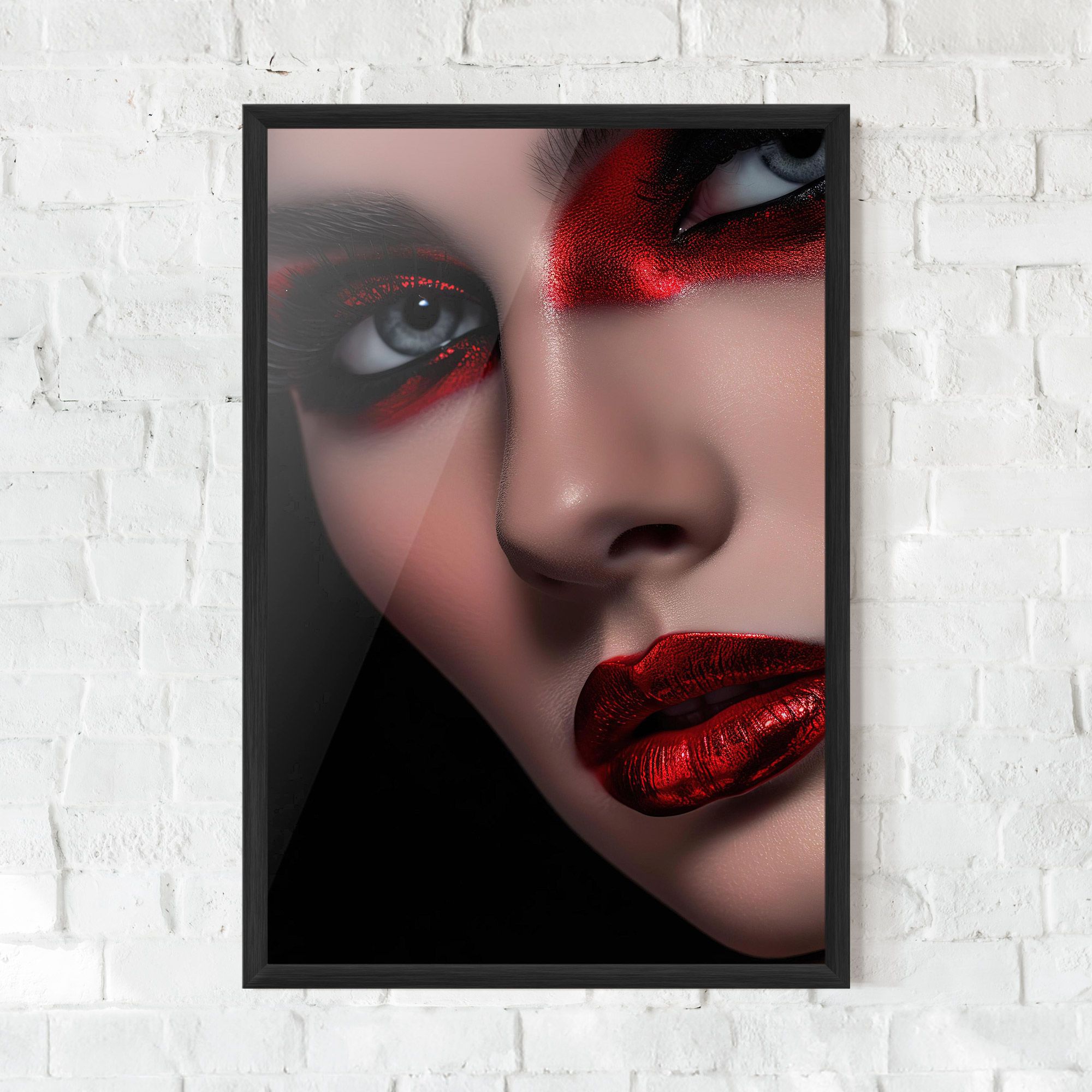 Close Up Red Makeup mockup 0