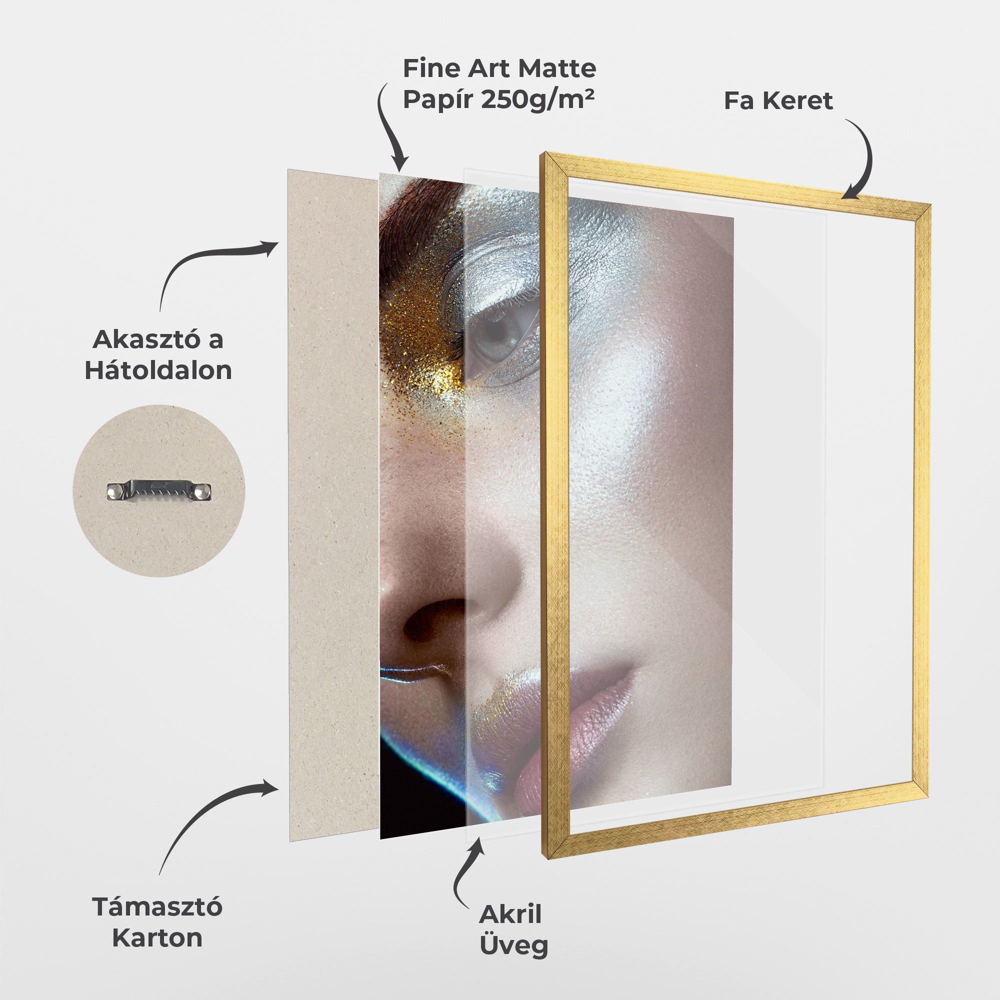 Golden Silver Makeup mockup 1