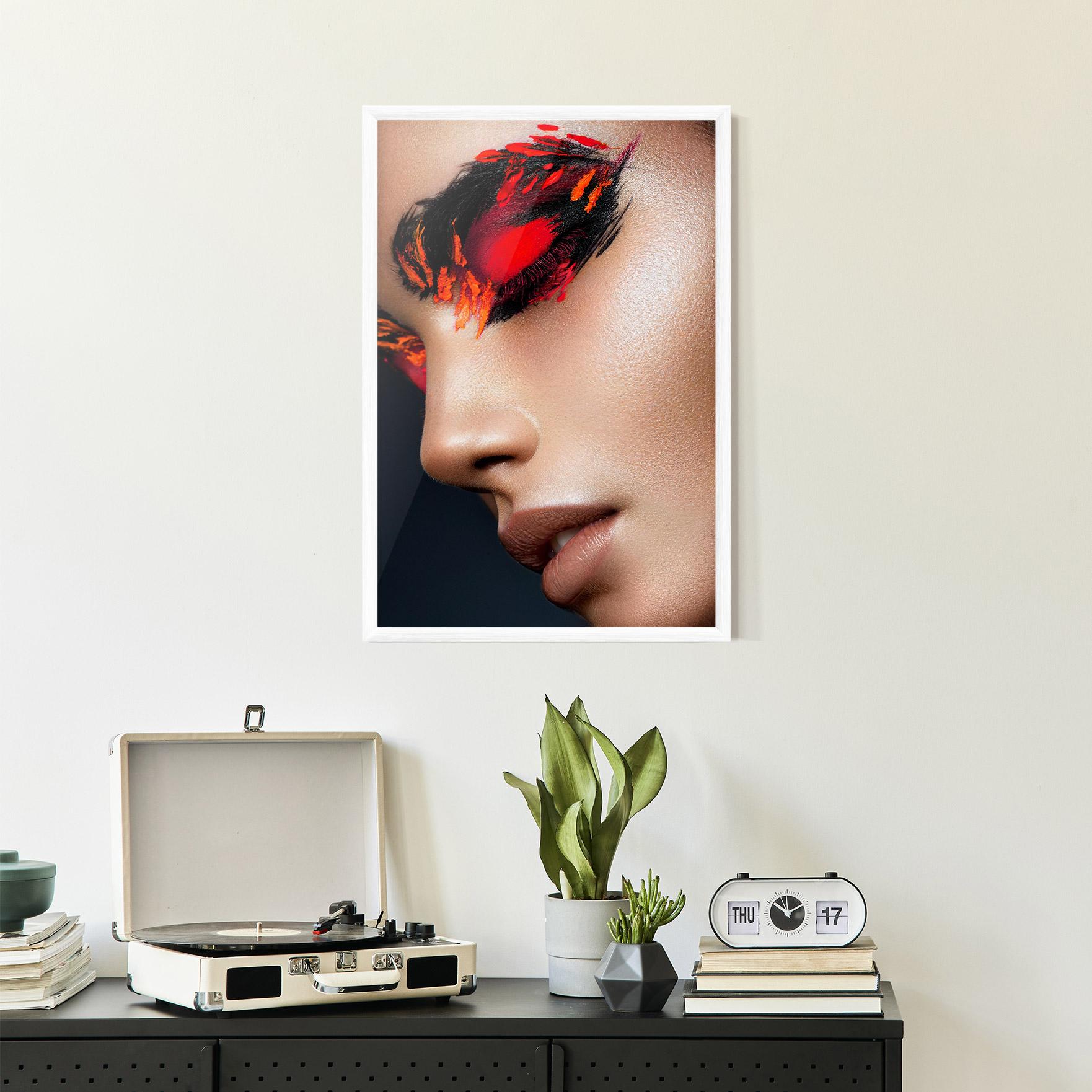 Keretezett Poszter Fire Make Up mockup 2