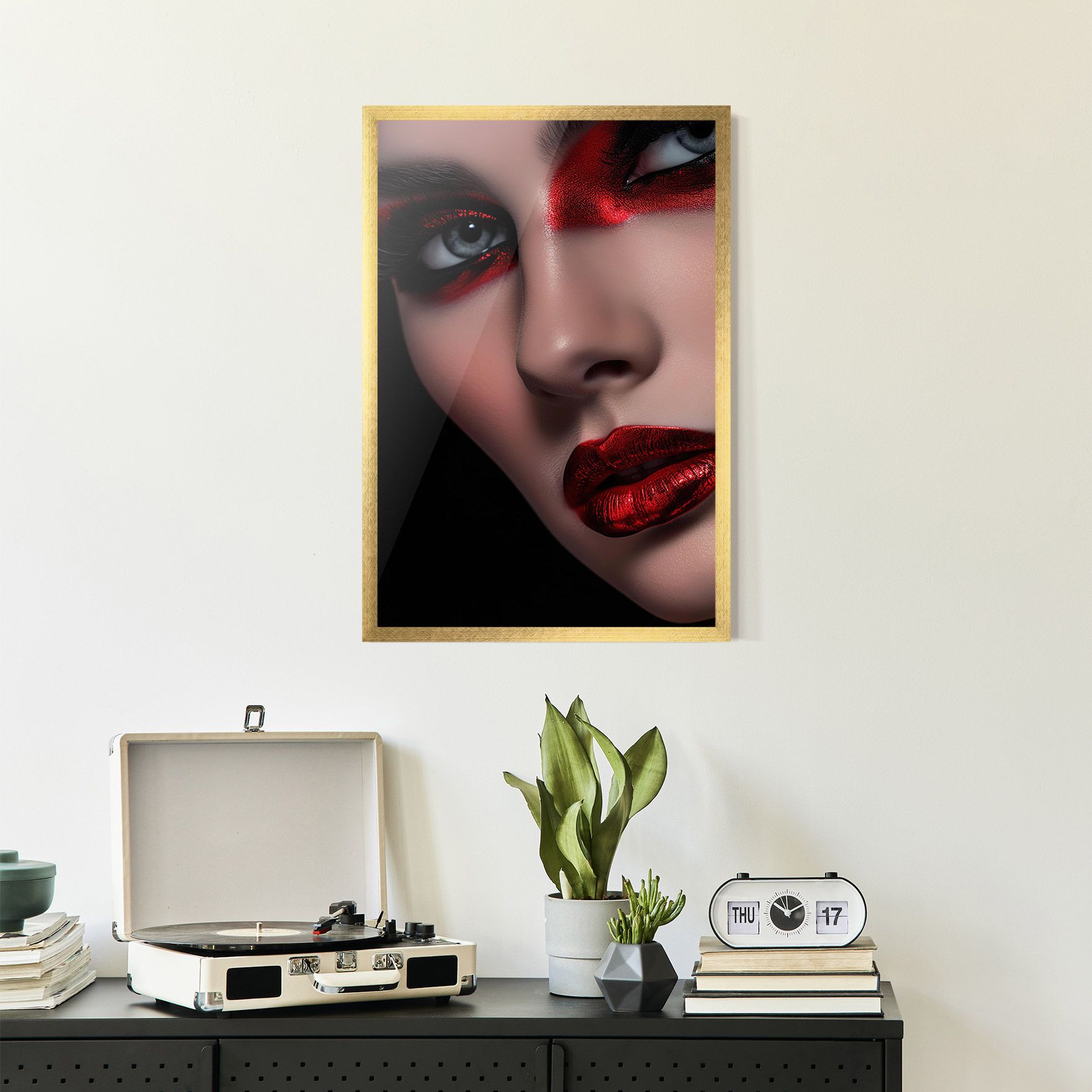 Close Up Red Makeup mockup 2