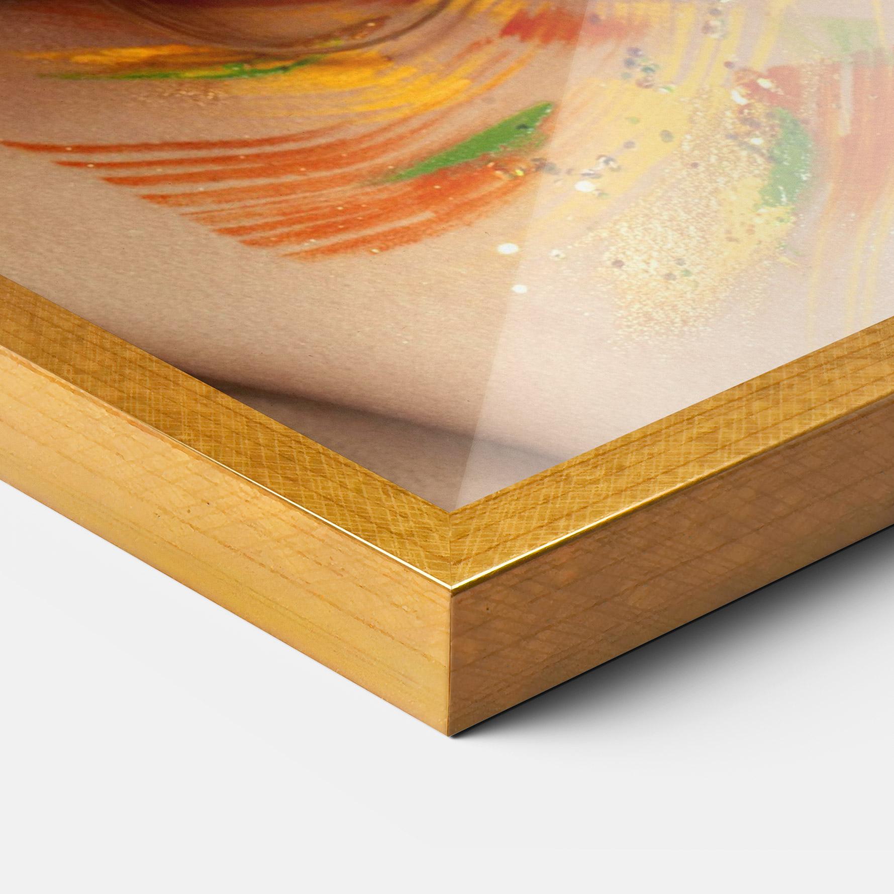 Keretezett Poszter Butterflu Makeup mockup 3