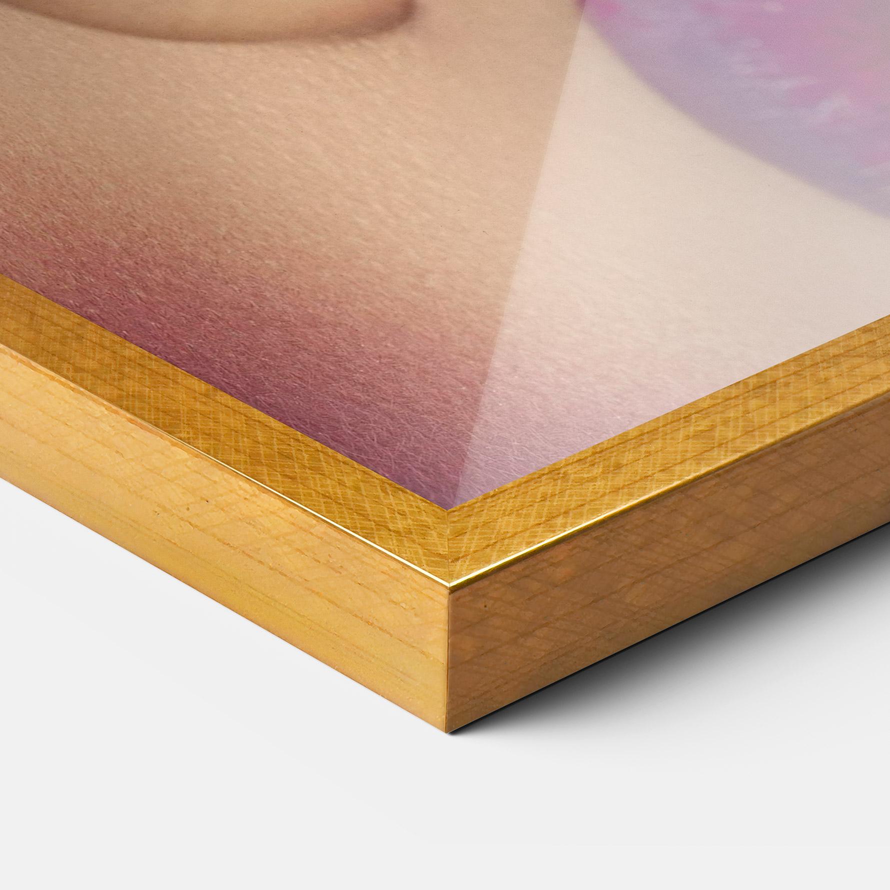 Keretezett Poszter Pretty Pink Eyelashes mockup 3