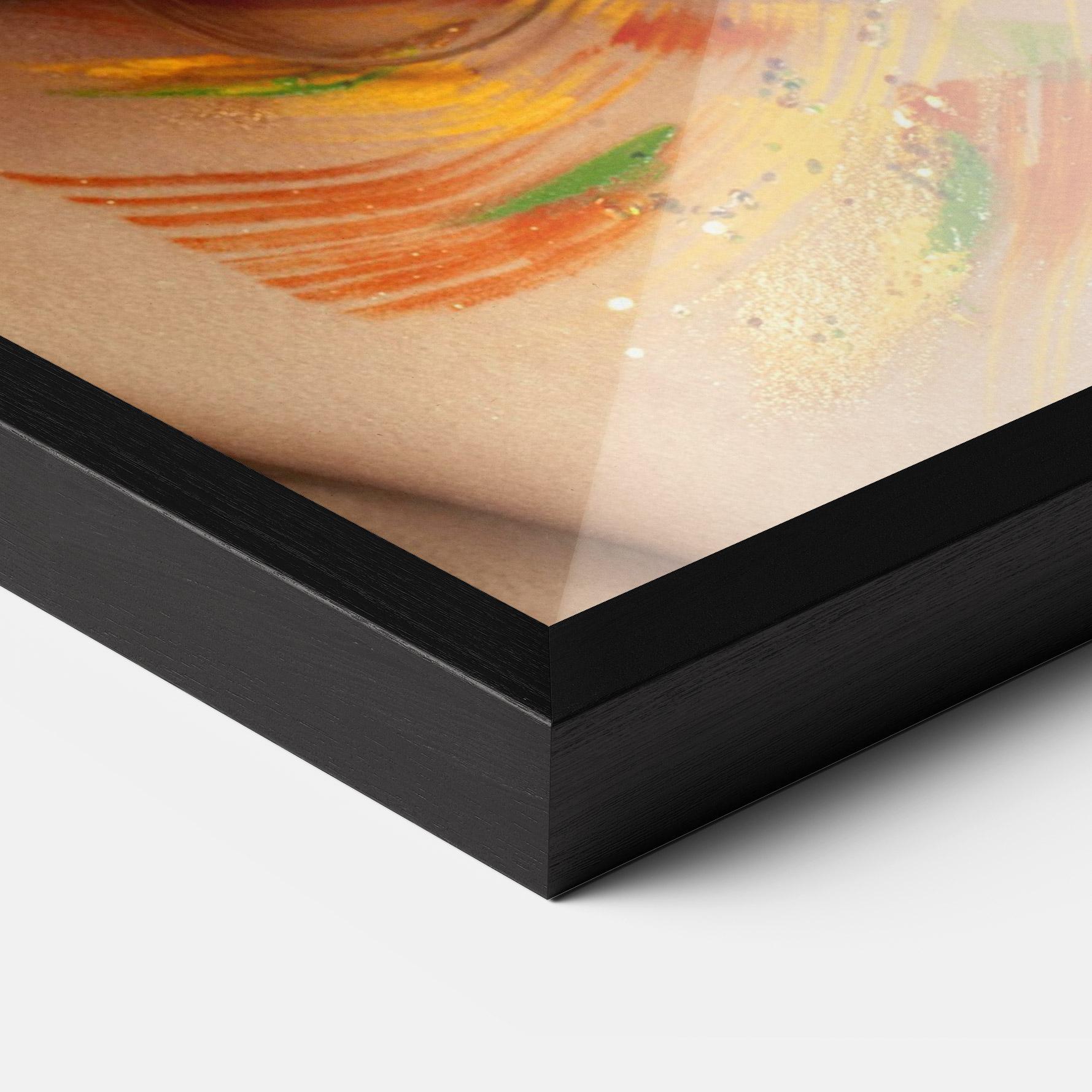 Keretezett Poszter Butterflu Makeup mockup 3