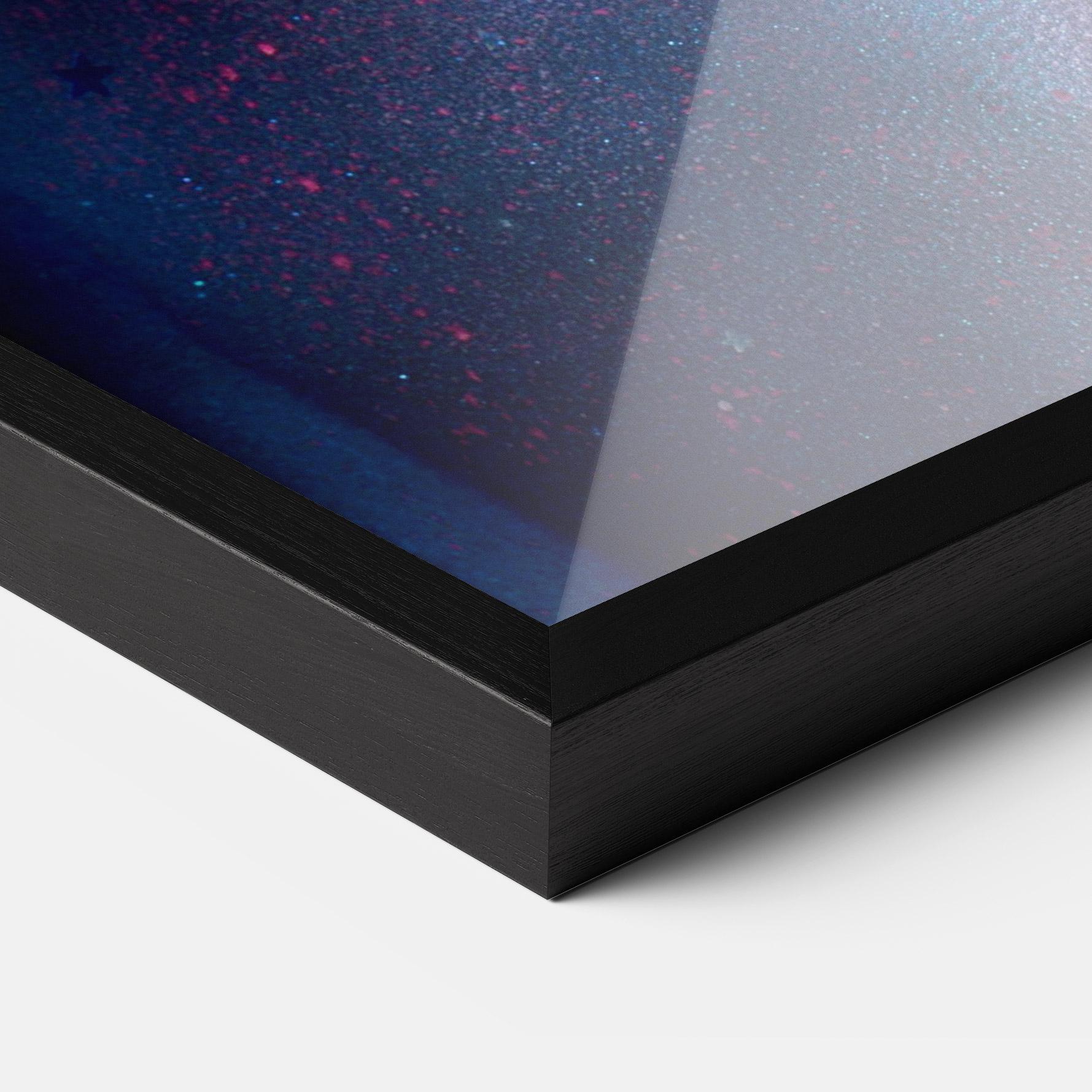 Keretezett Poszter Galaxy Hair Girl mockup 3