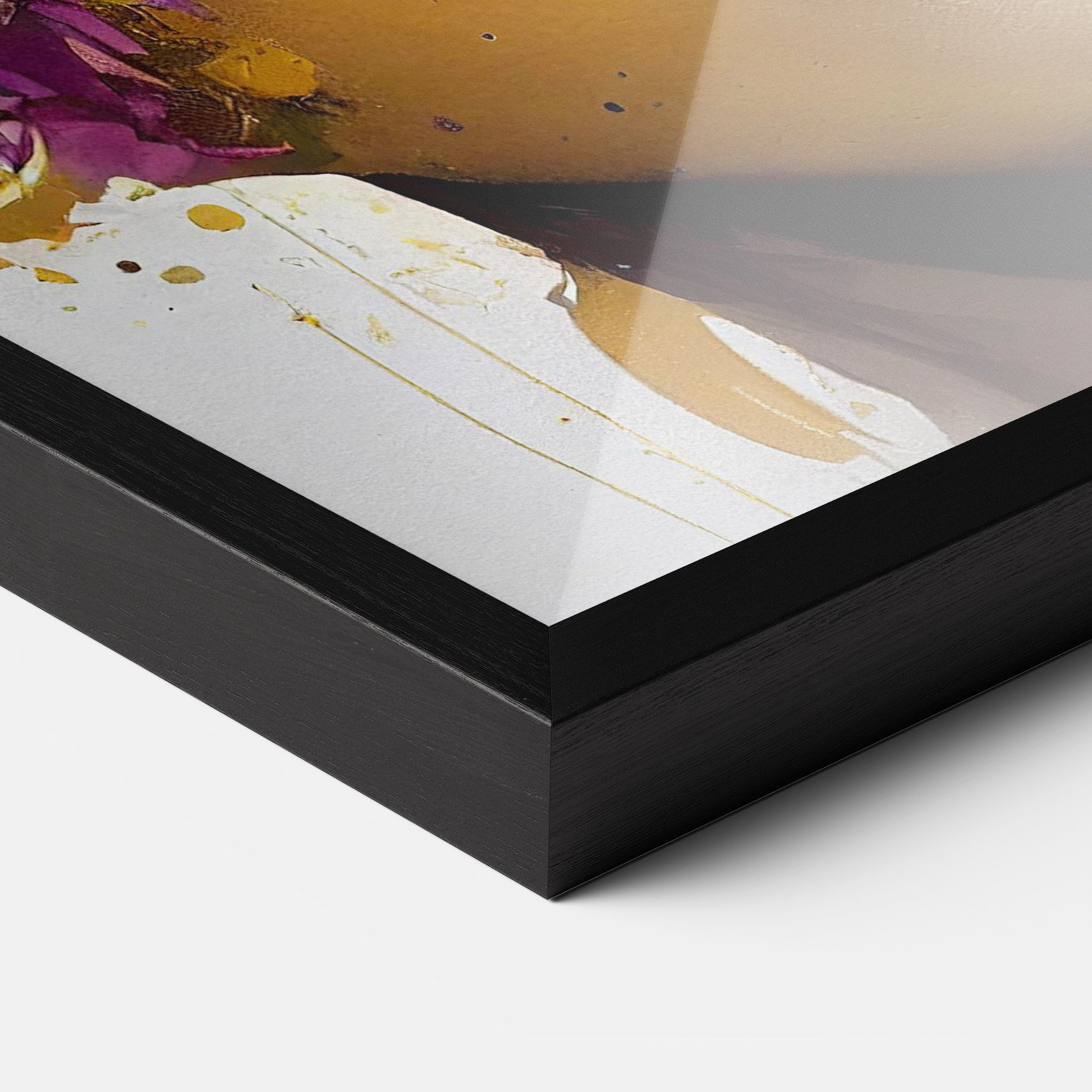 Yellow Black Lips Makeup mockup 3