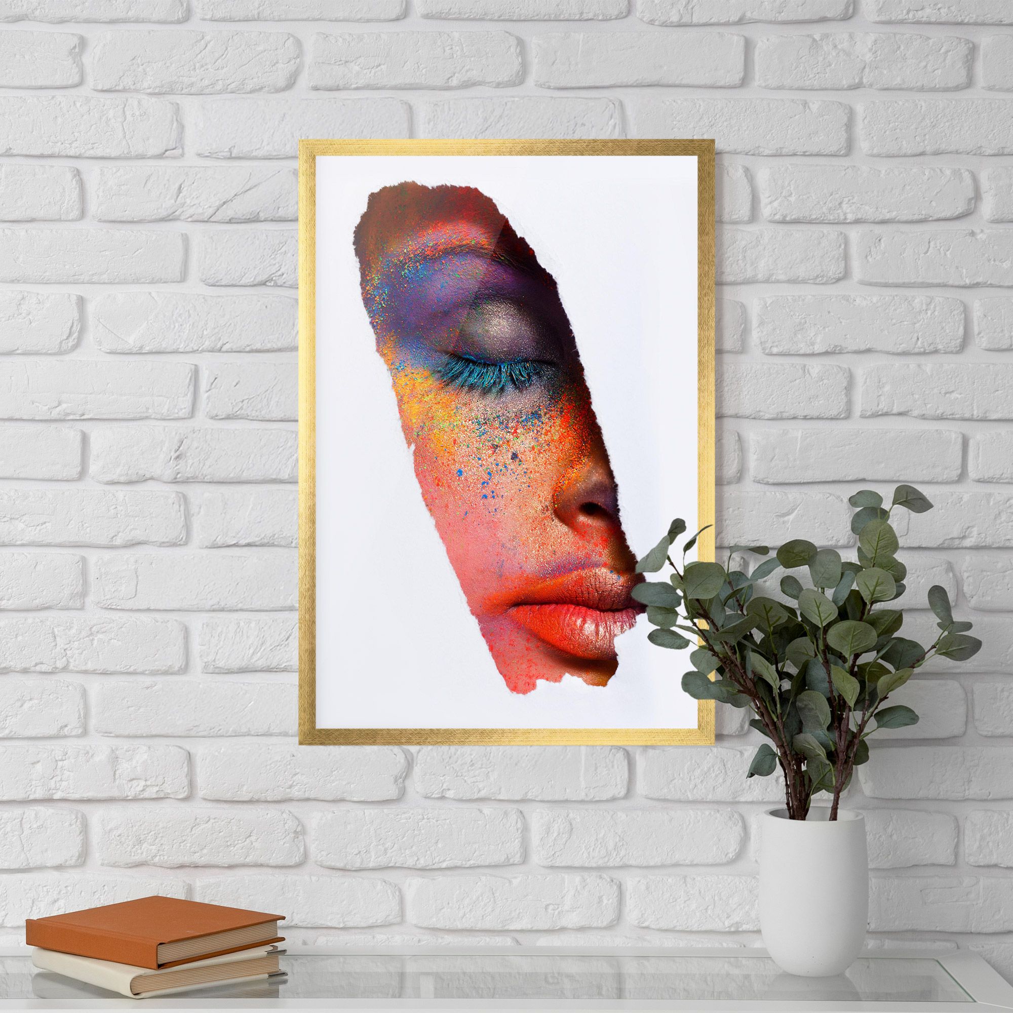 Blue Eyelashes mockup 5