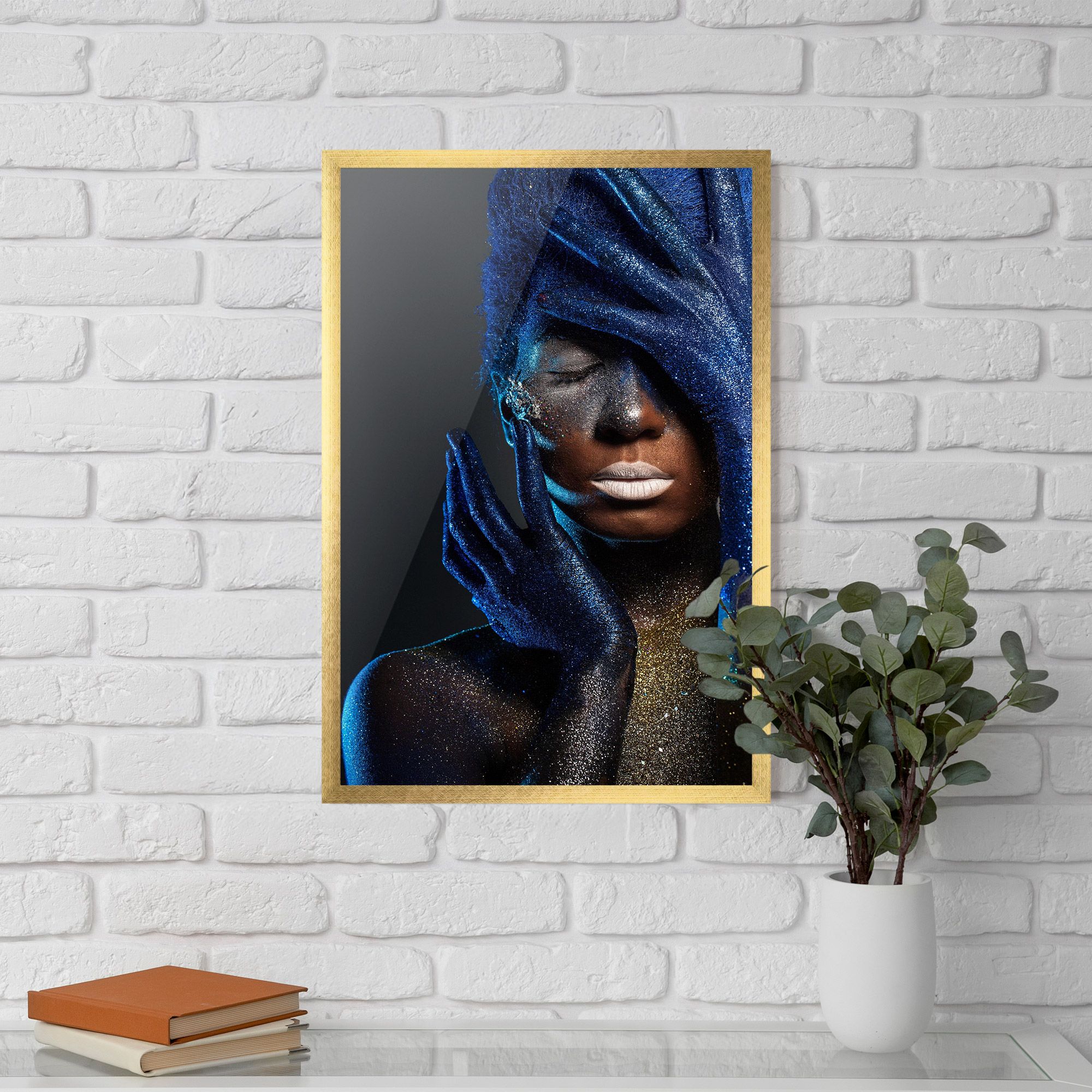 Blue Hair Hands mockup 5