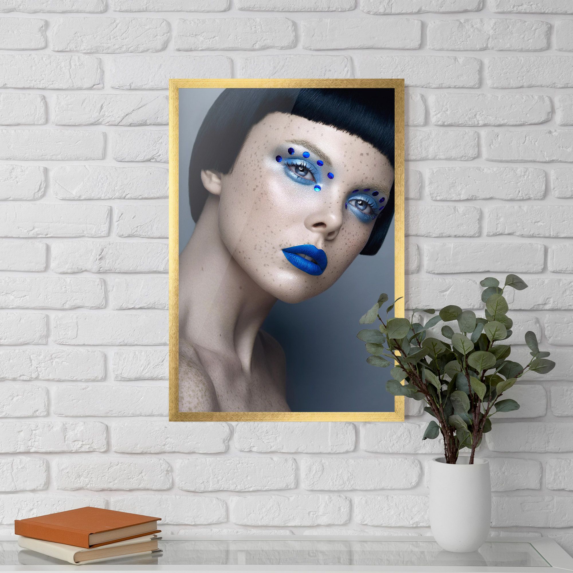 Pretty Blue Makeup mockup 5