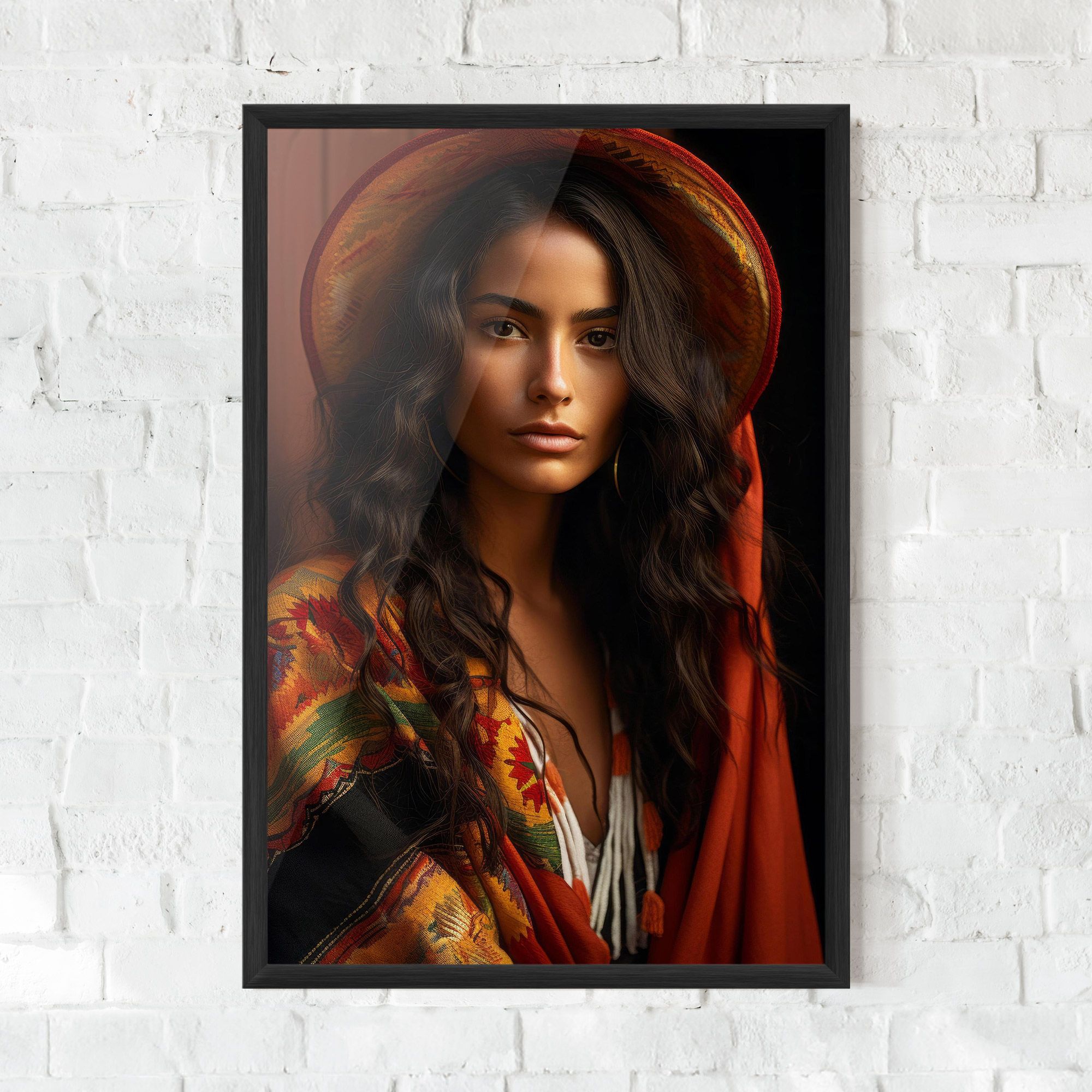 Colorful Hat And Scarf mockup 0