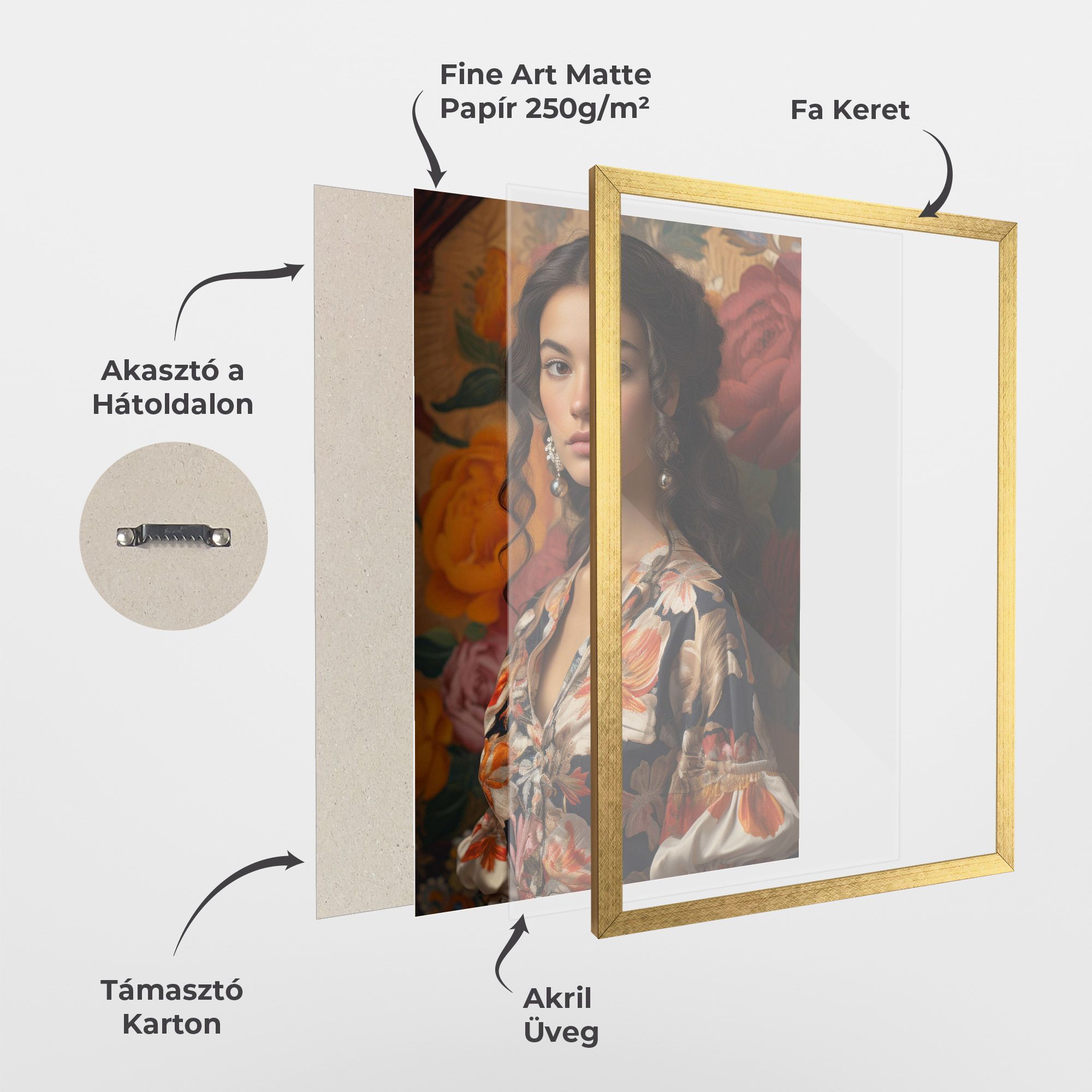 Floral Dress Lady mockup 1