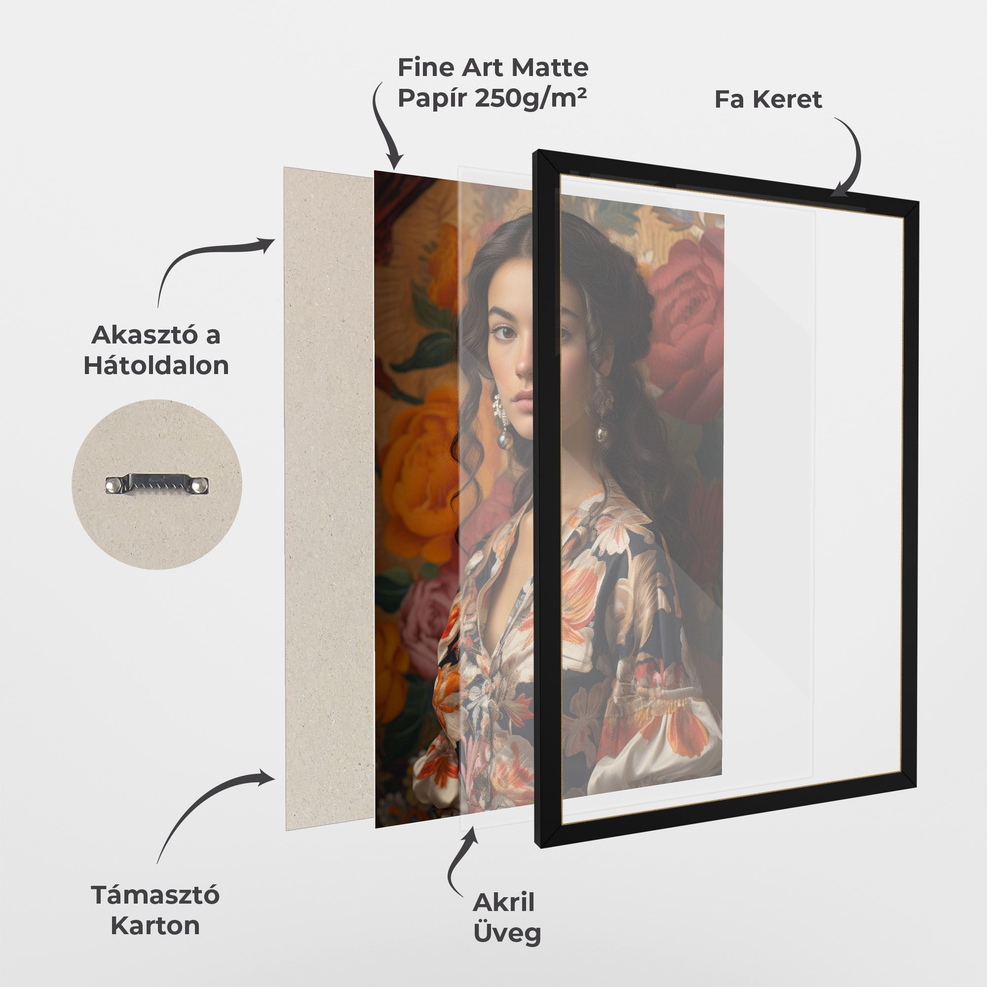 Floral Dress Lady mockup 1