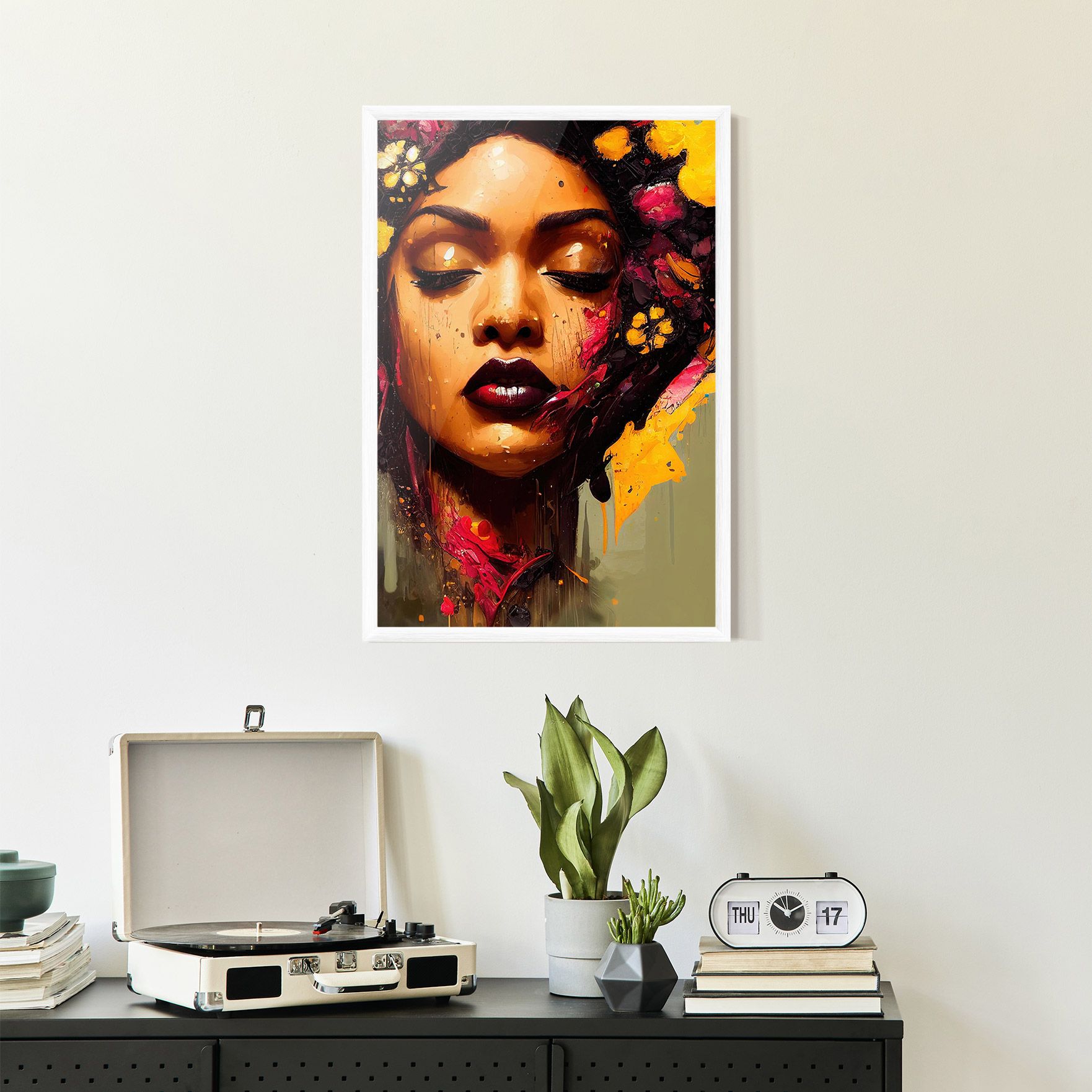 Ebony Woman mockup 2