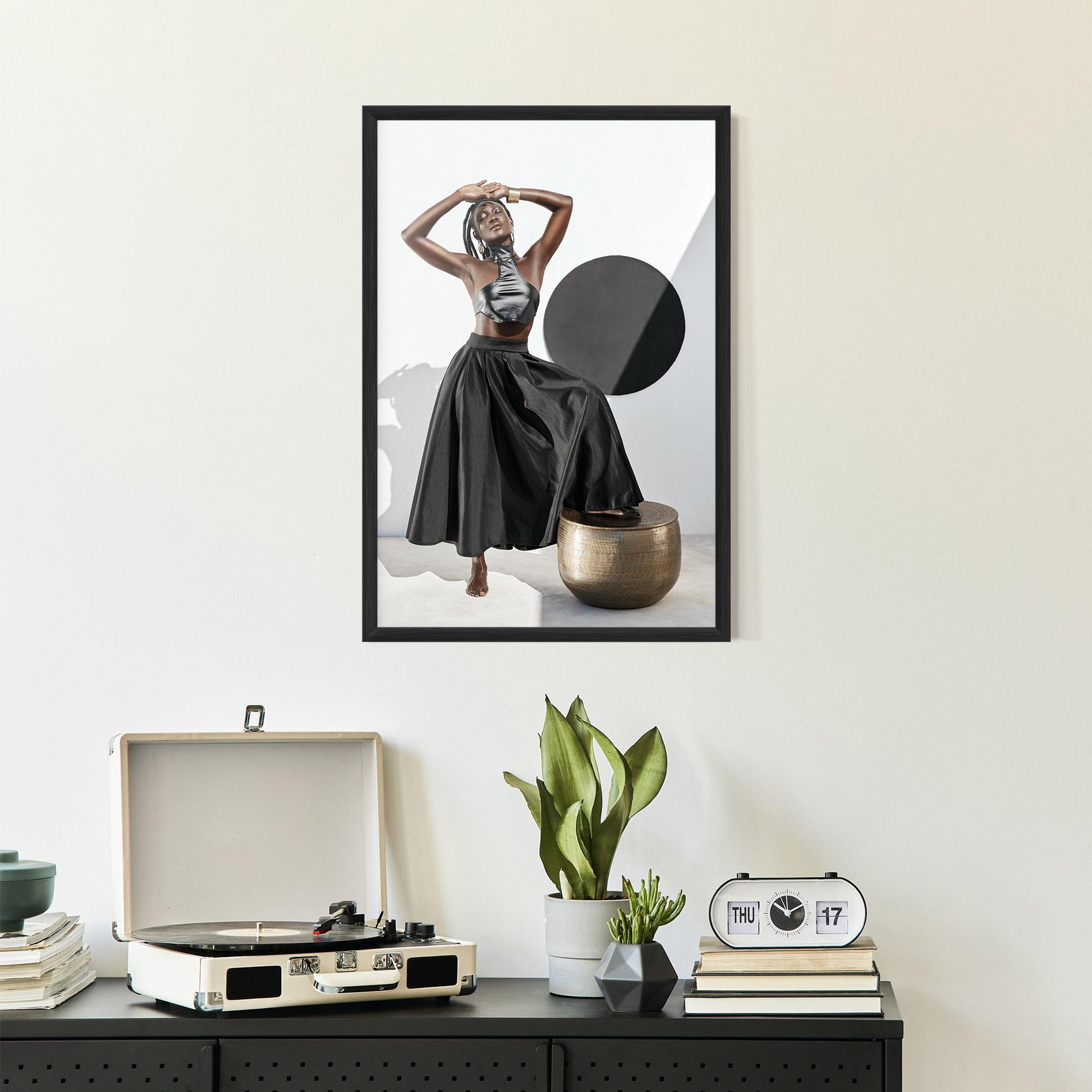 Keretezett Poszter Confidence Queen mockup 2