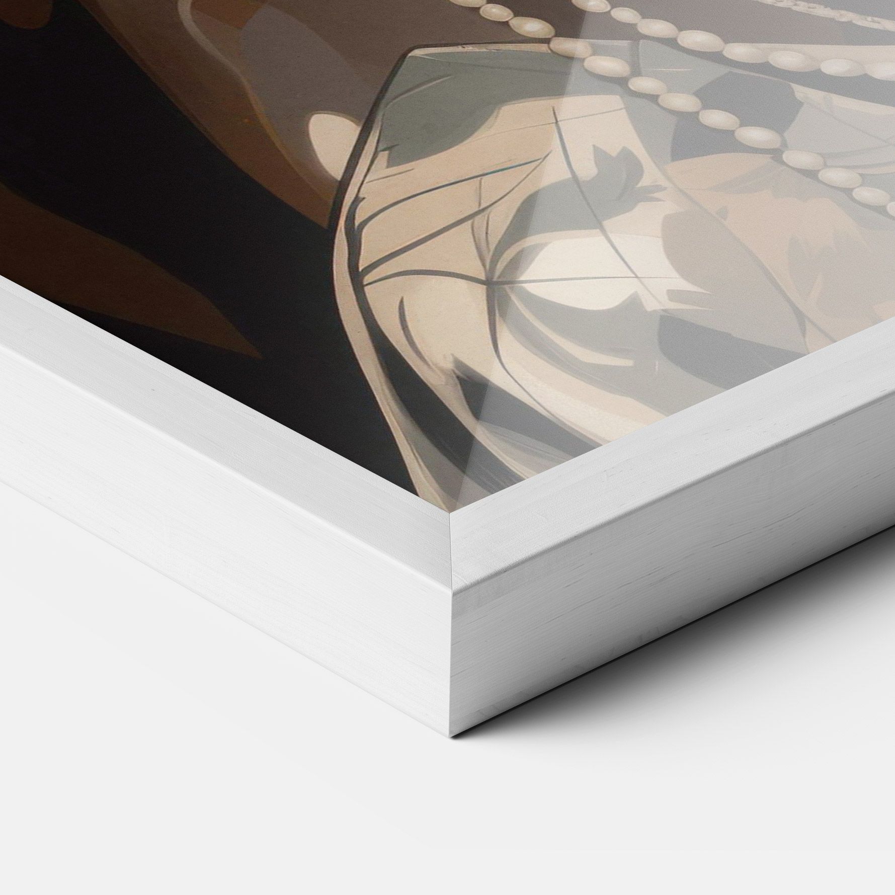 African Woman On Cream mockup 3