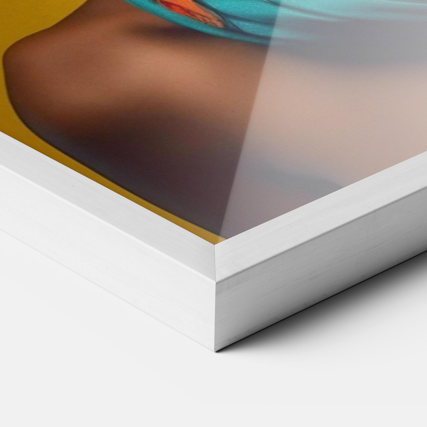 Keretezett Poszter African Yellow Portrait mockup 3