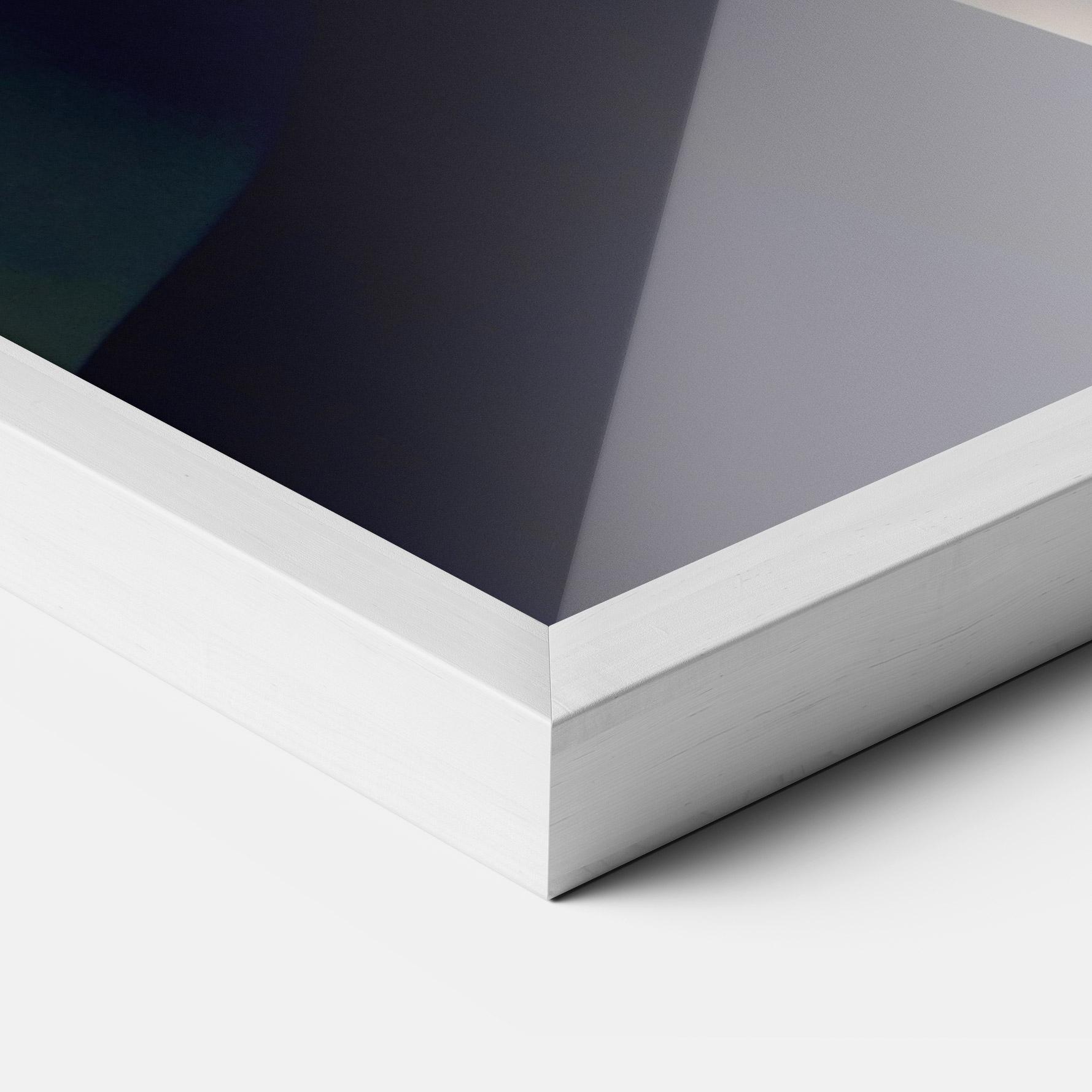 Keretezett Poszter Black Circle Asian Woman mockup 3