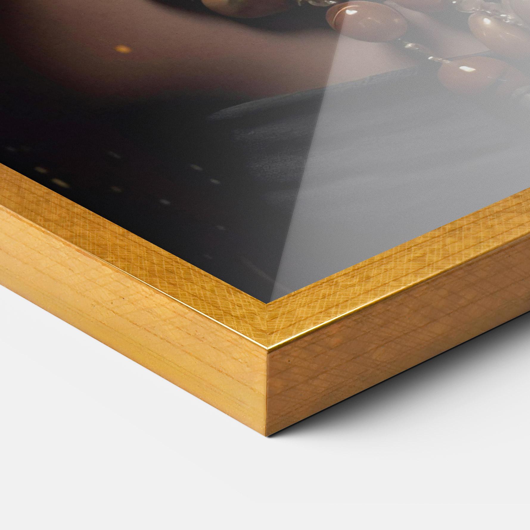 Keretezett Poszter African Orange Necklace mockup 3