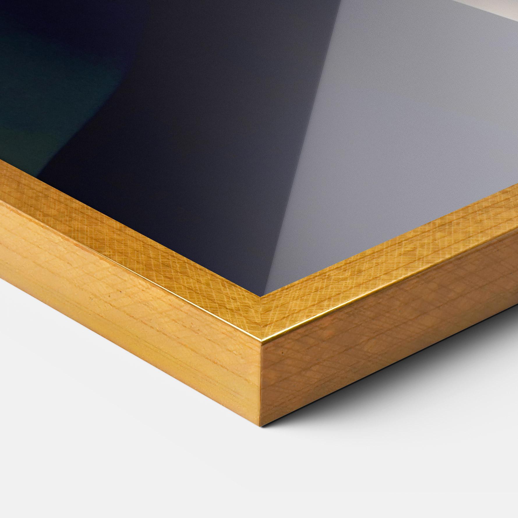 Keretezett Poszter Black Circle Asian Woman mockup 3