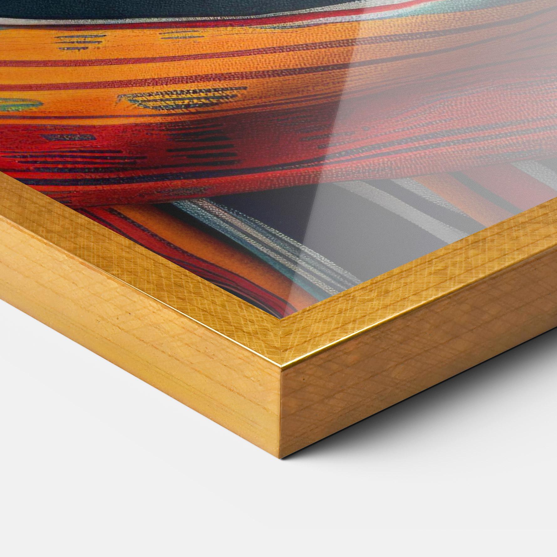 Keretezett Poszter Colorful Scarf mockup 3