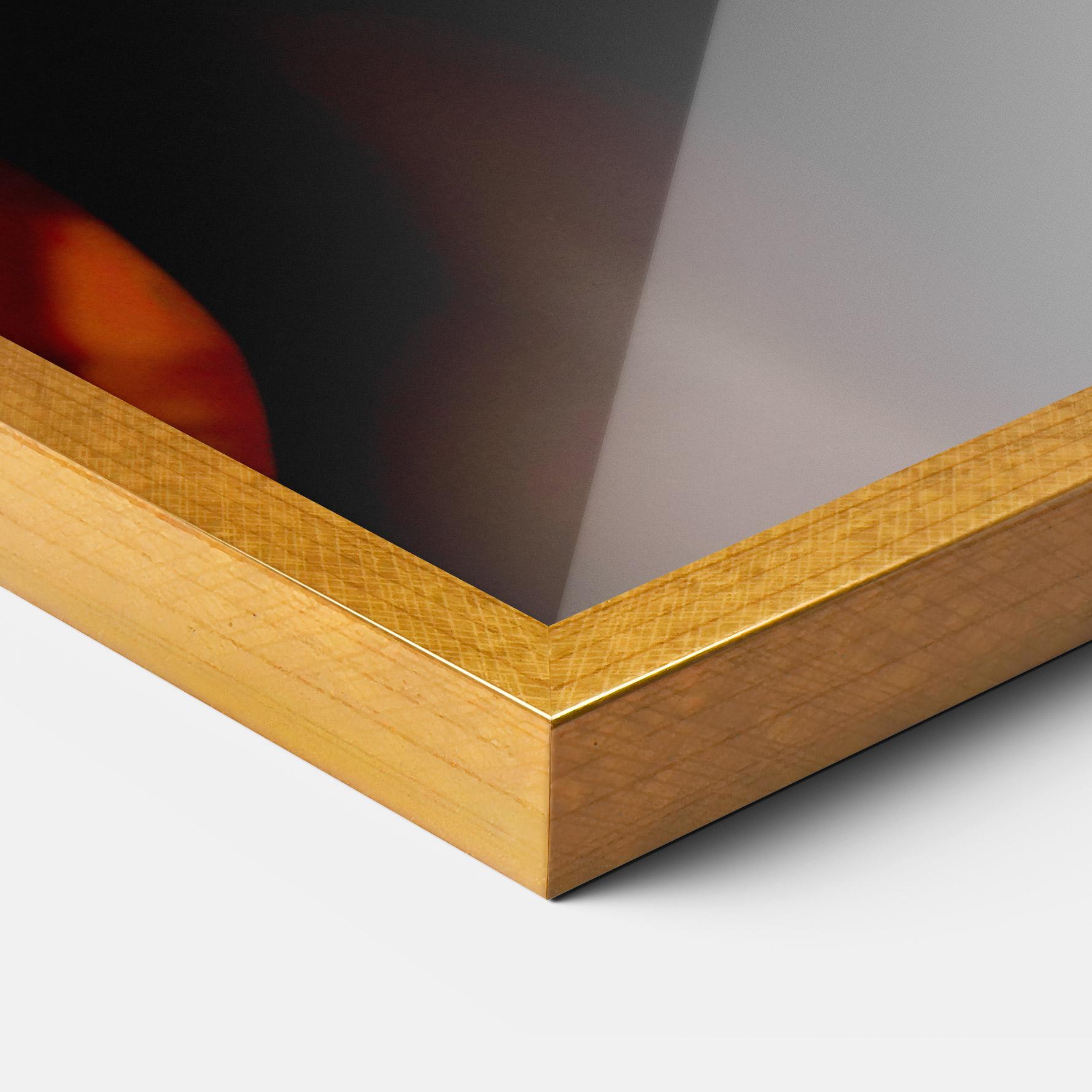 Keretezett Poszter Orange African Makeup mockup 3