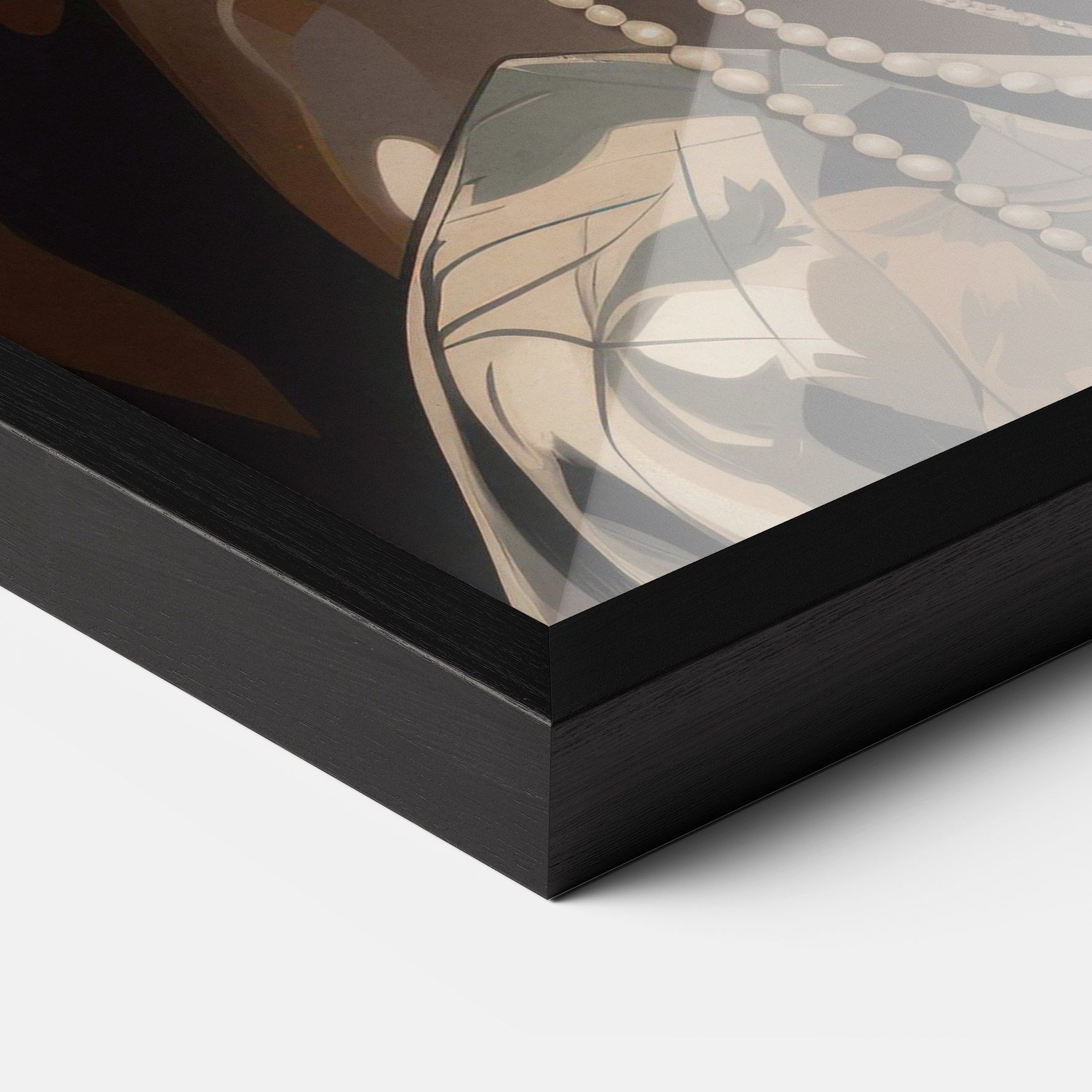 African Woman On Cream mockup 3