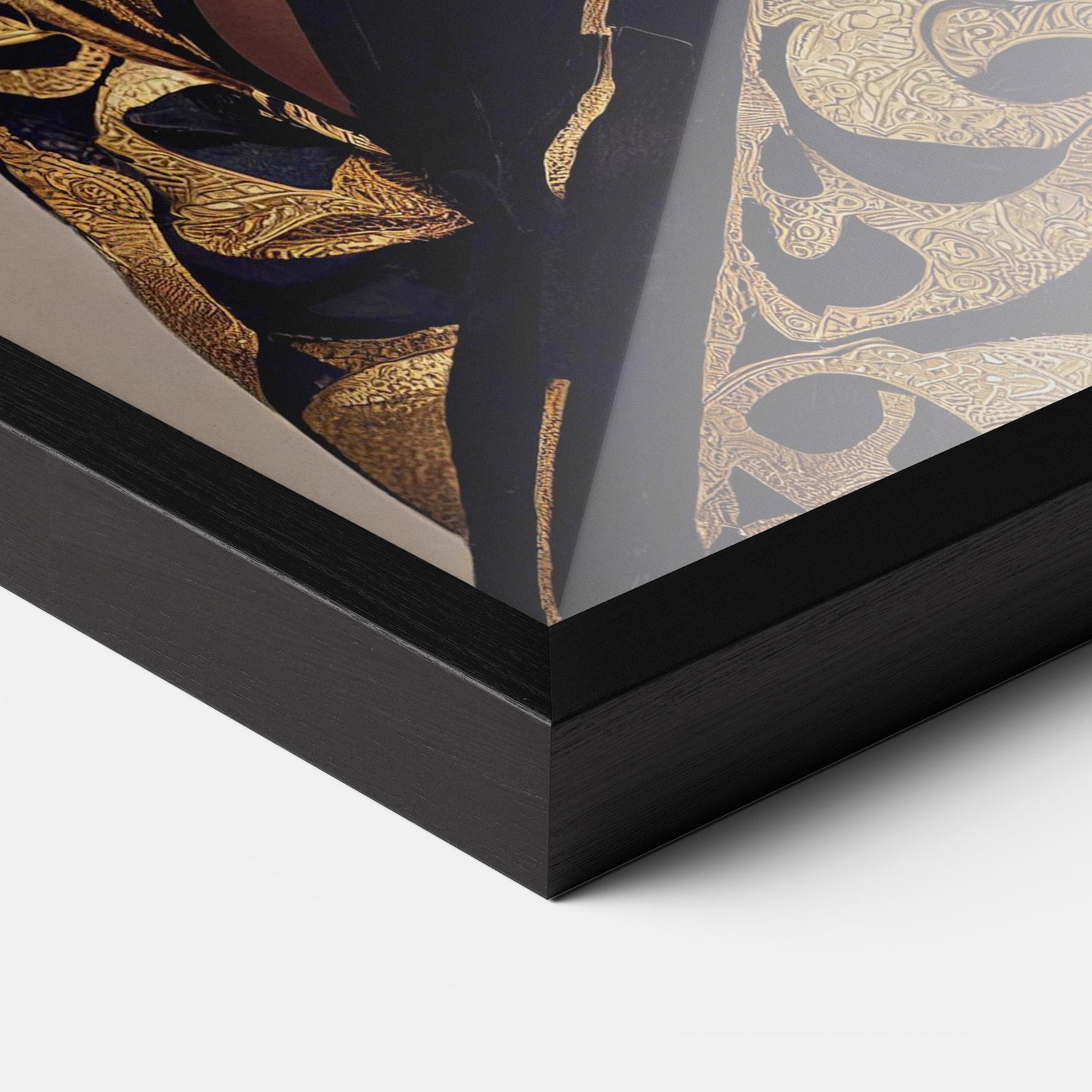 Keretezett Poszter Kimono Headphones mockup 3