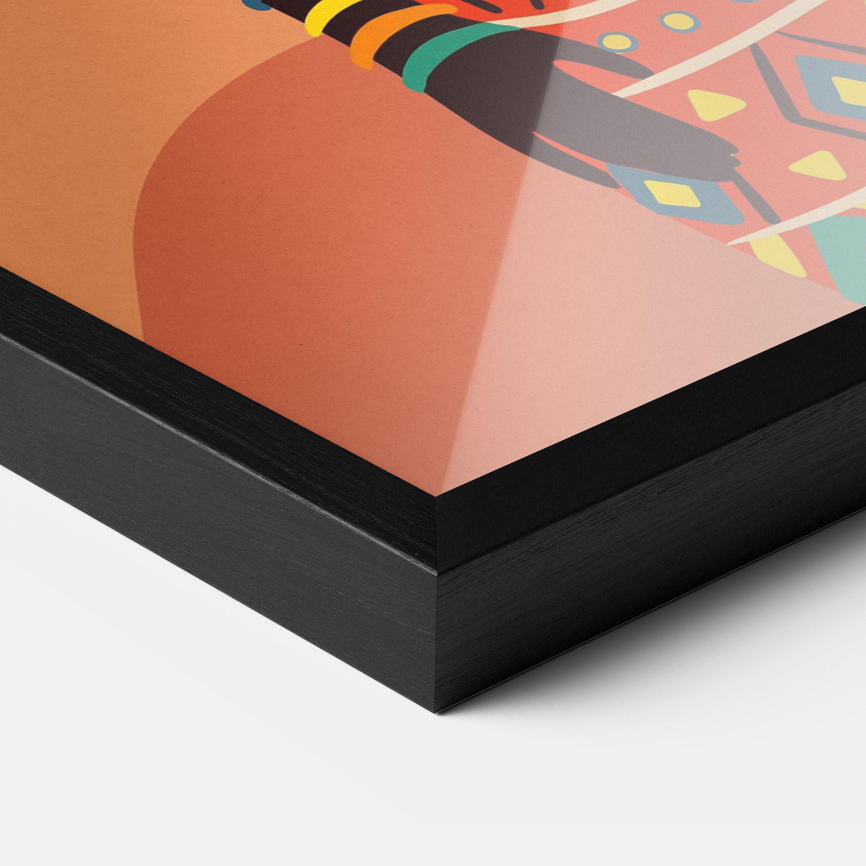 Keretezett Poszter Traditional Clothes mockup 3