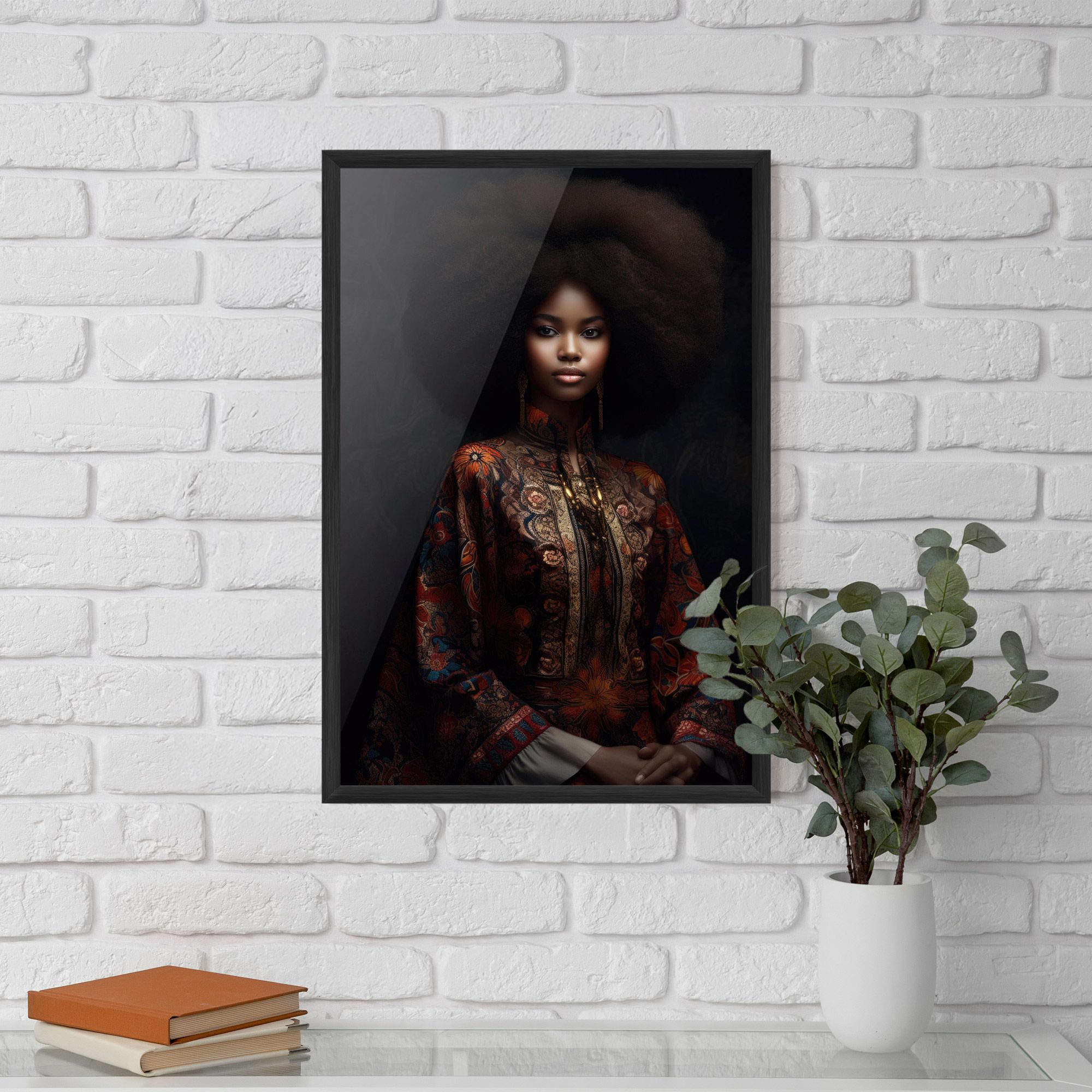 Large Afro Head mockup 5