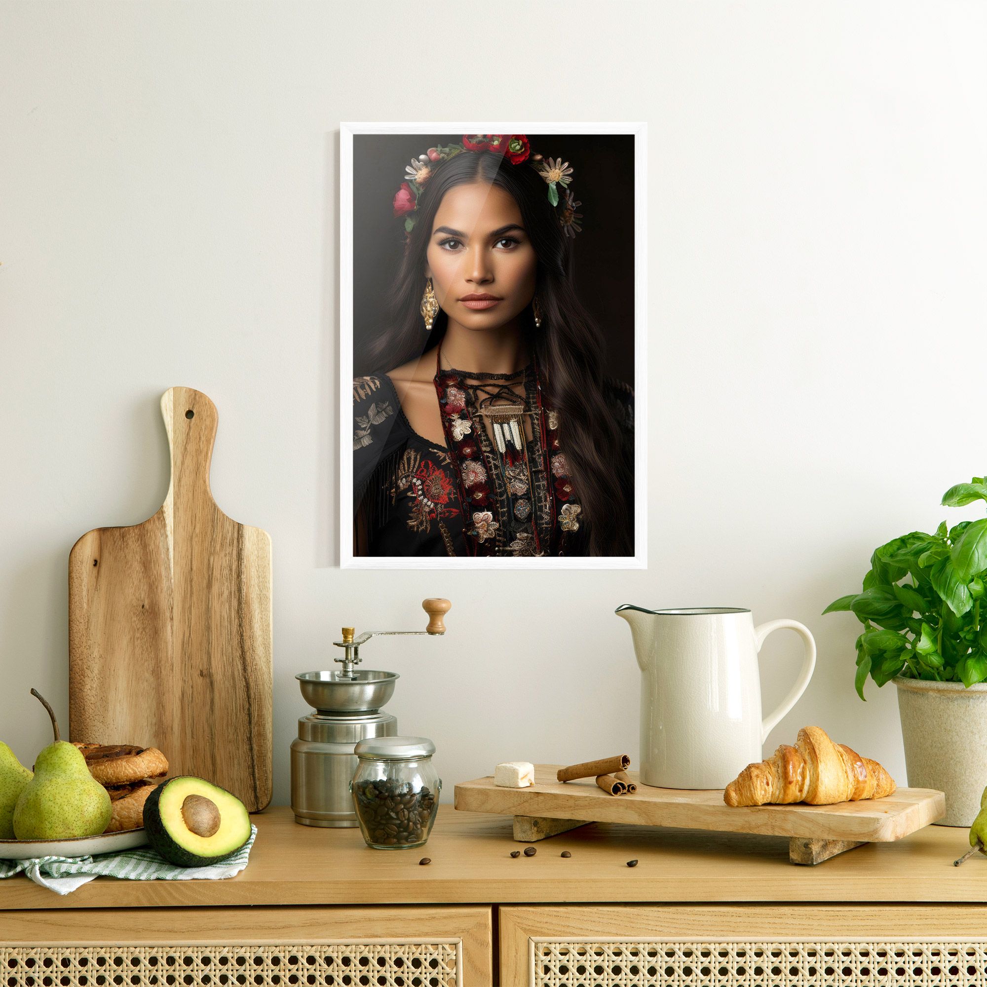 Native American Long Hair mockup 8