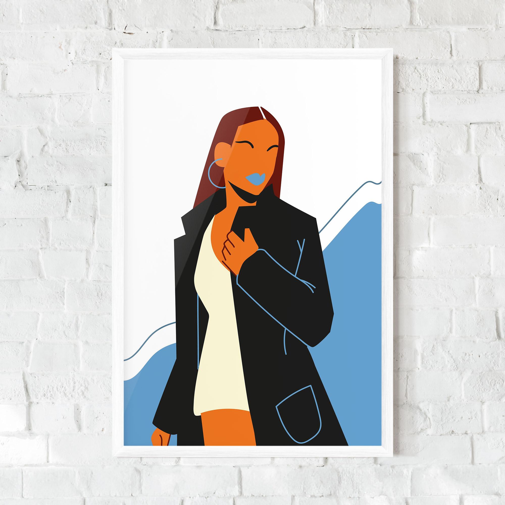 Keretezett Poszter Modern Fashion Set_2 mockup 0