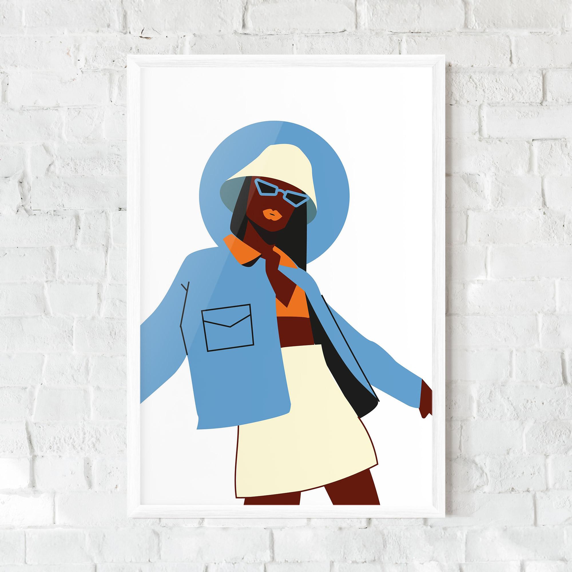 Keretezett Poszter Modern Fashion Set_3 mockup 0