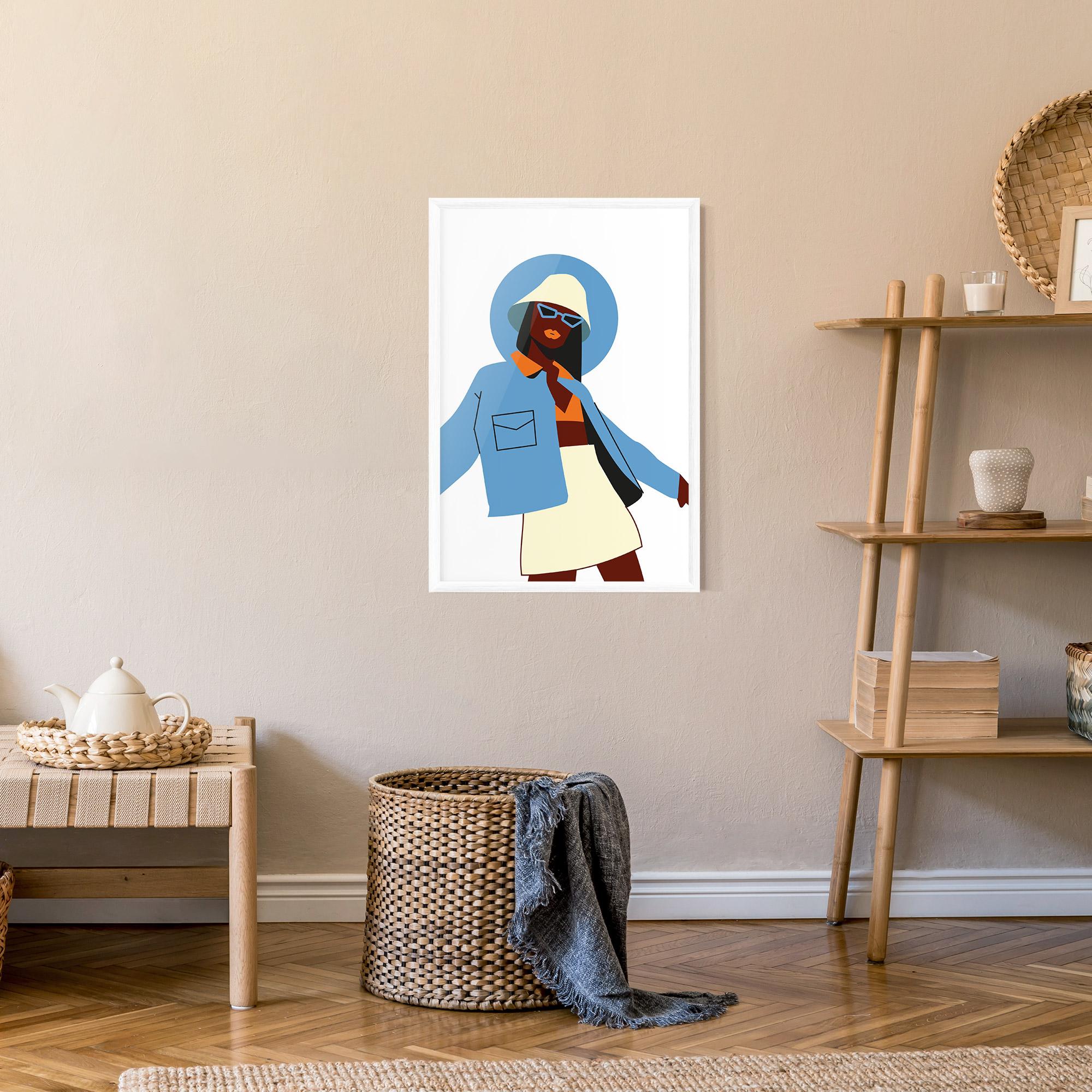 Keretezett Poszter Modern Fashion Set_3 mockup 9