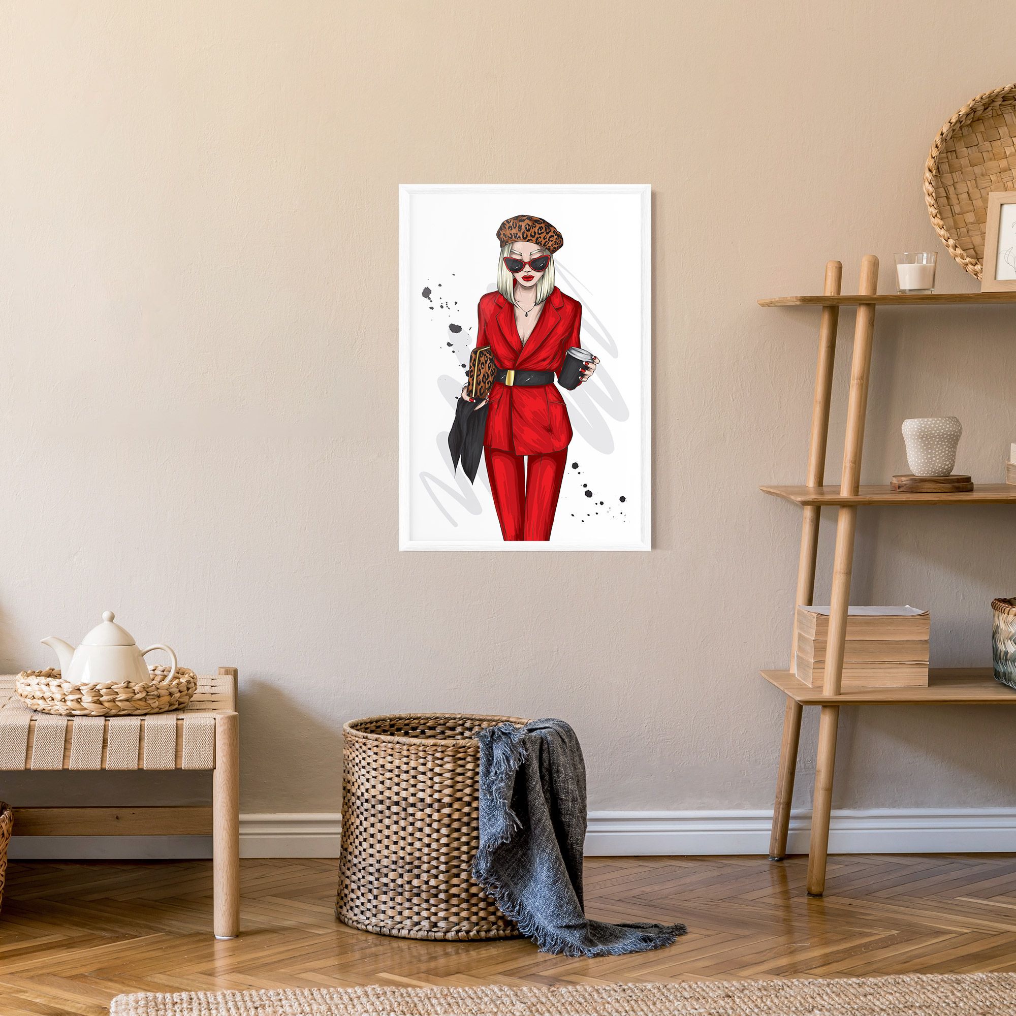 Red Suit Woman mockup 9