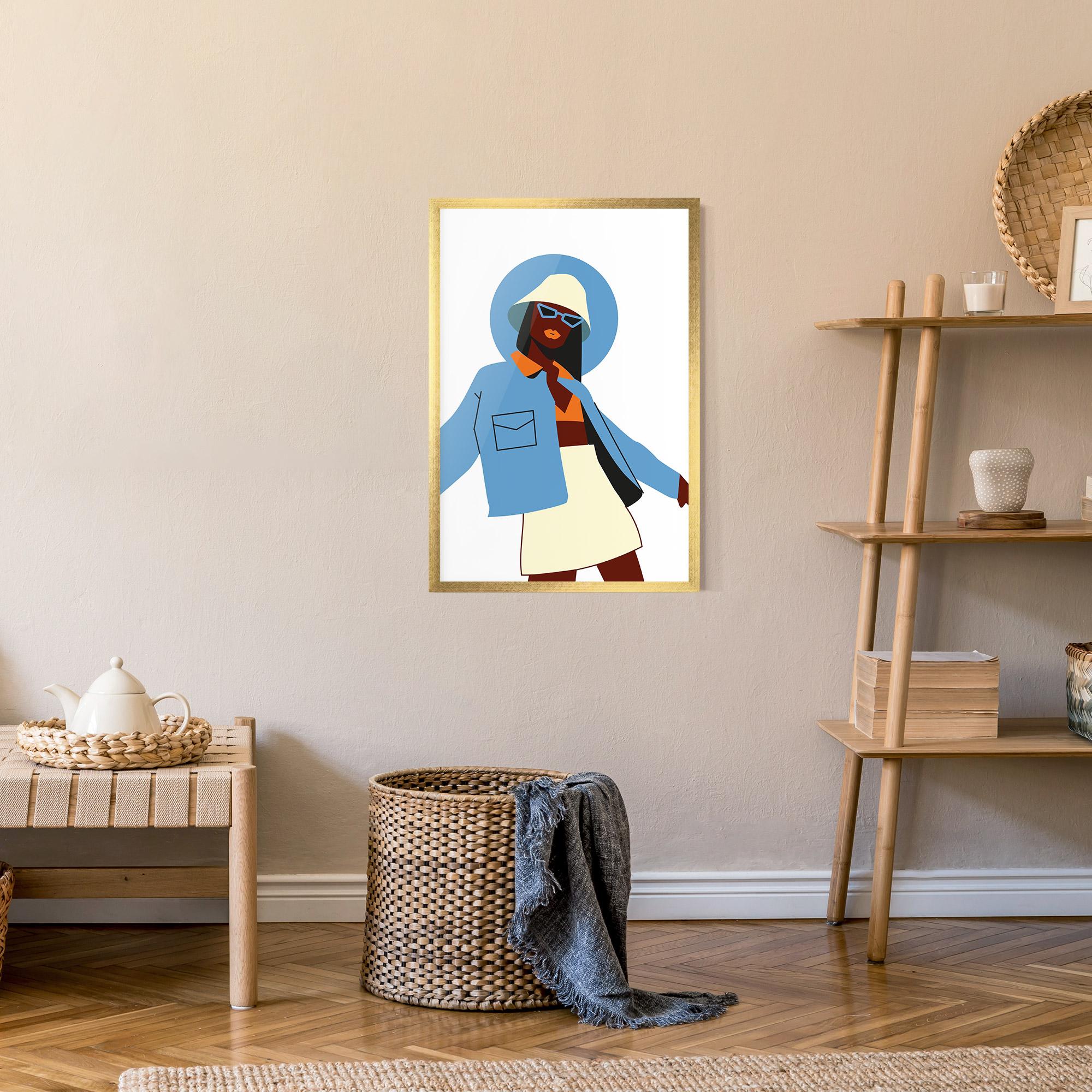 Keretezett Poszter Modern Fashion Set_3 mockup 9