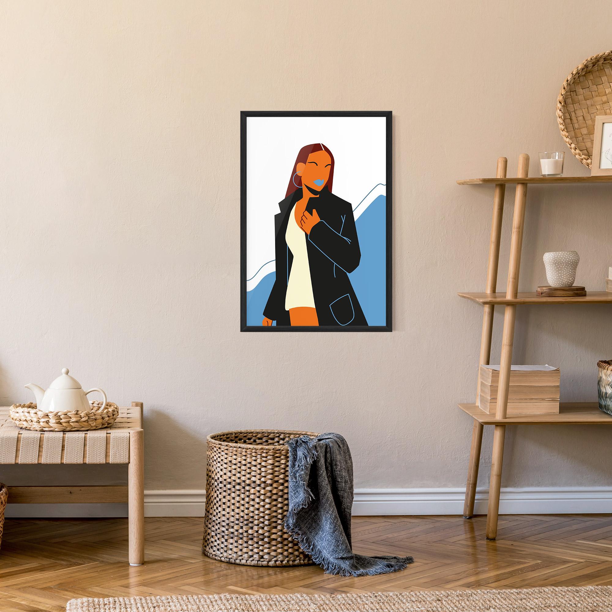 Keretezett Poszter Modern Fashion Set_2 mockup 9