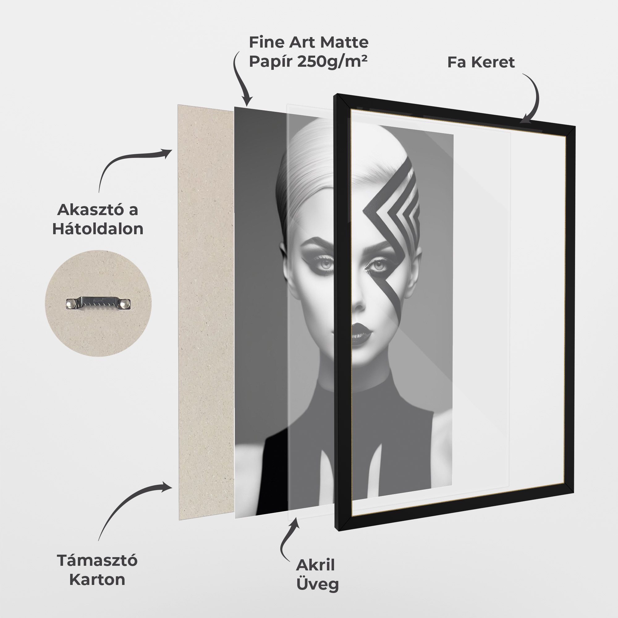 Black Lines On Face mockup 1