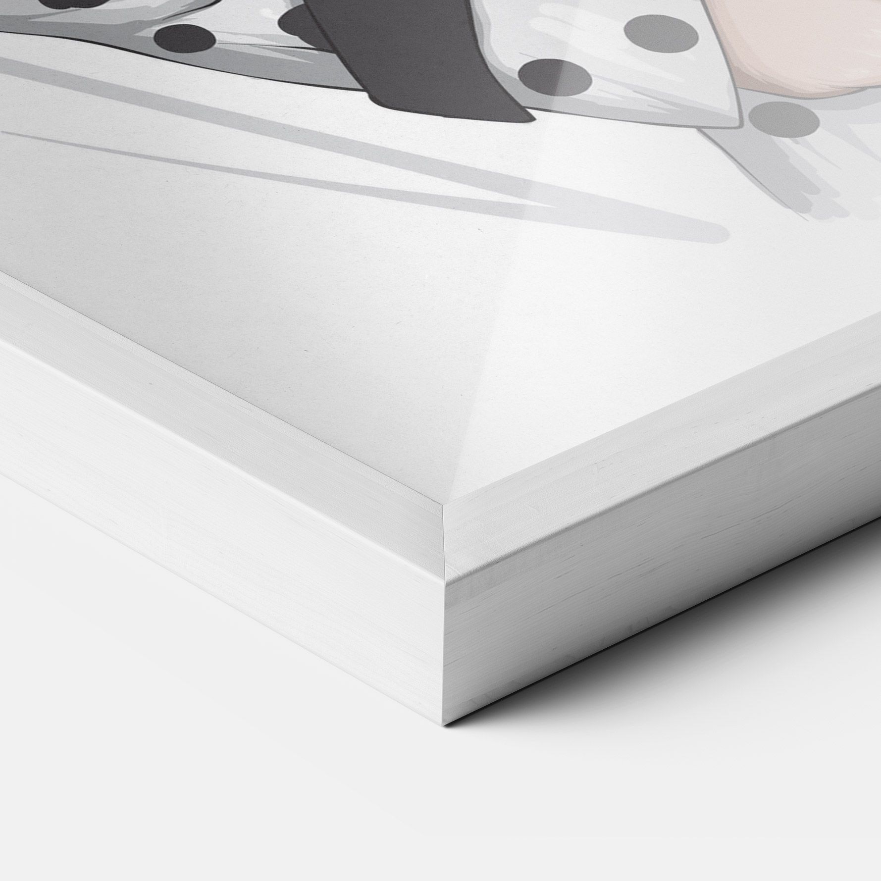 White Red Outfit mockup 3