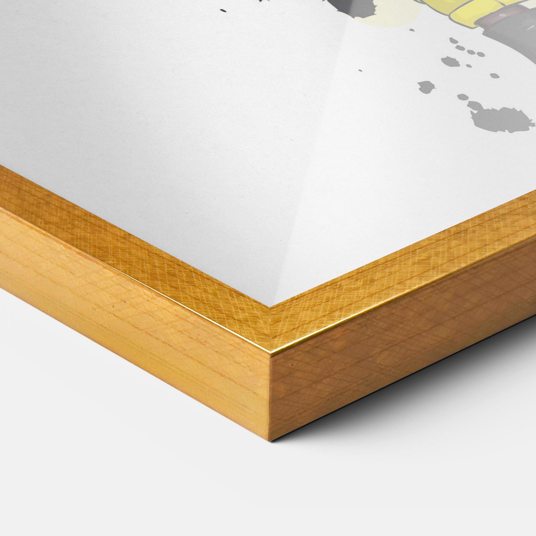 Keretezett Poszter Banana Blouse mockup 3