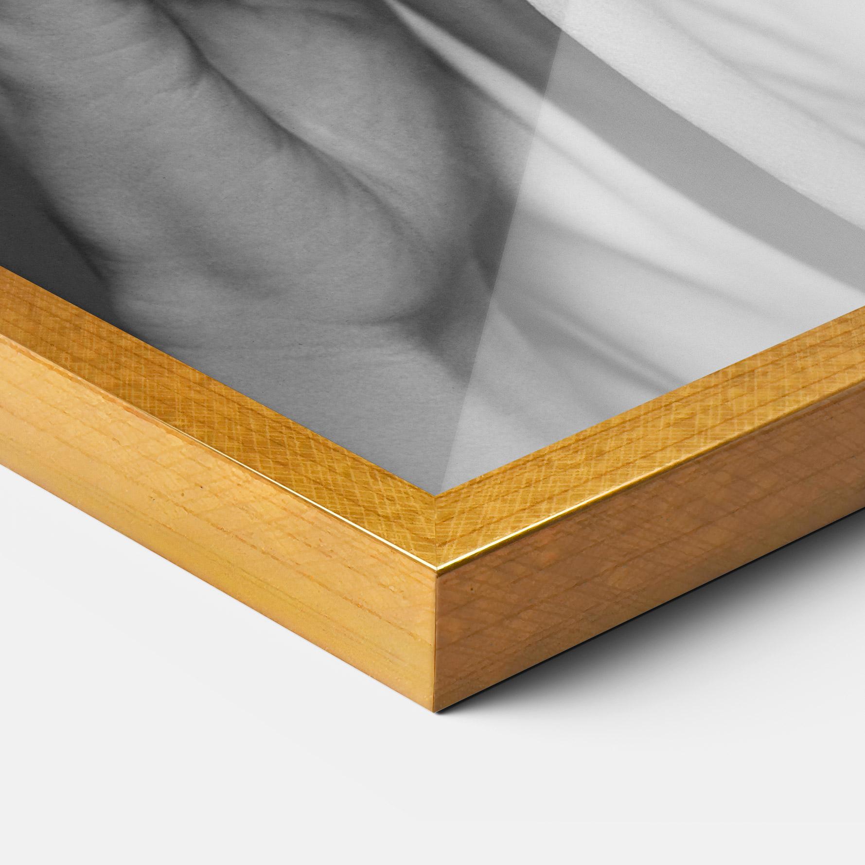 Keretezett Poszter Red Lips White Jacket mockup 3