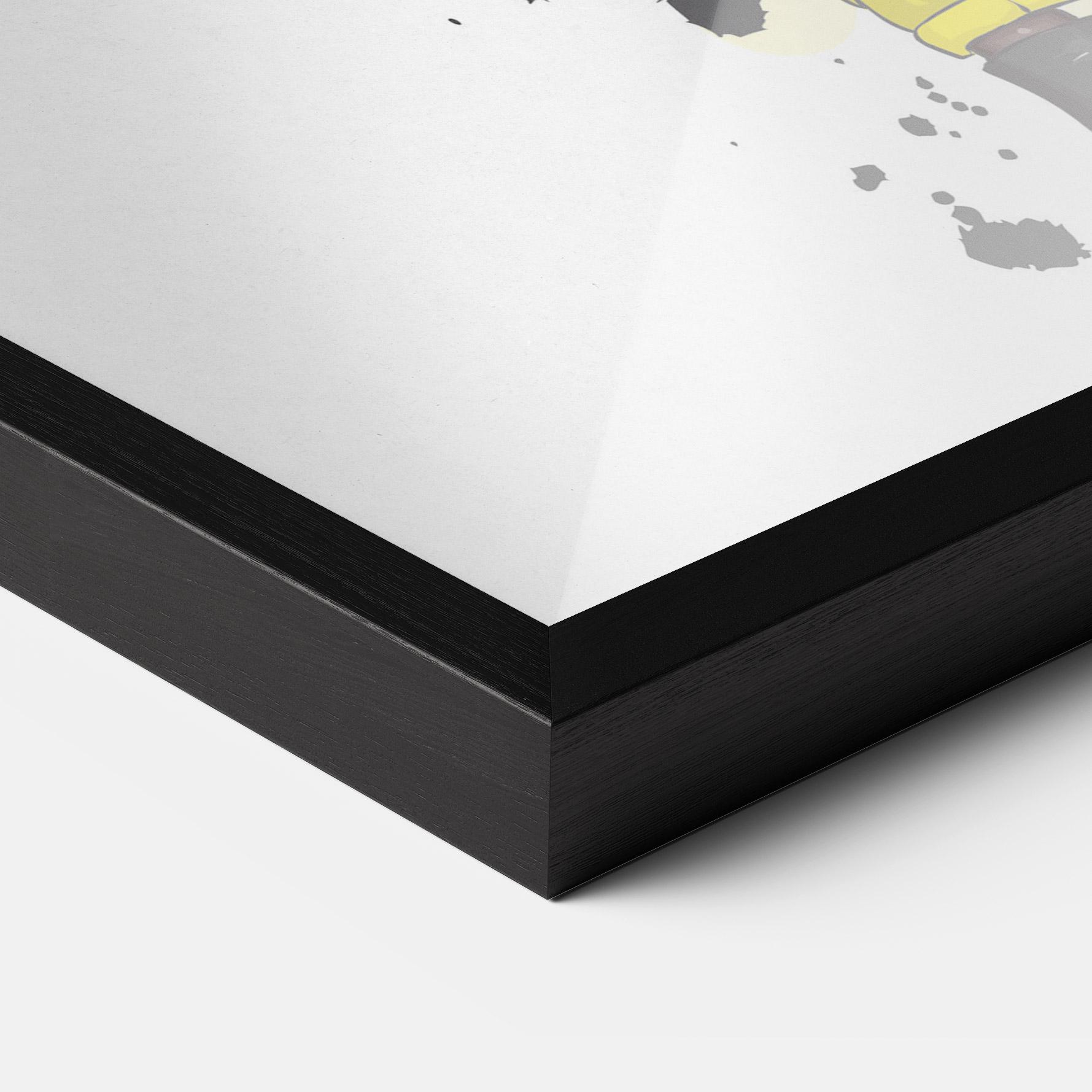 Keretezett Poszter Banana Blouse mockup 3