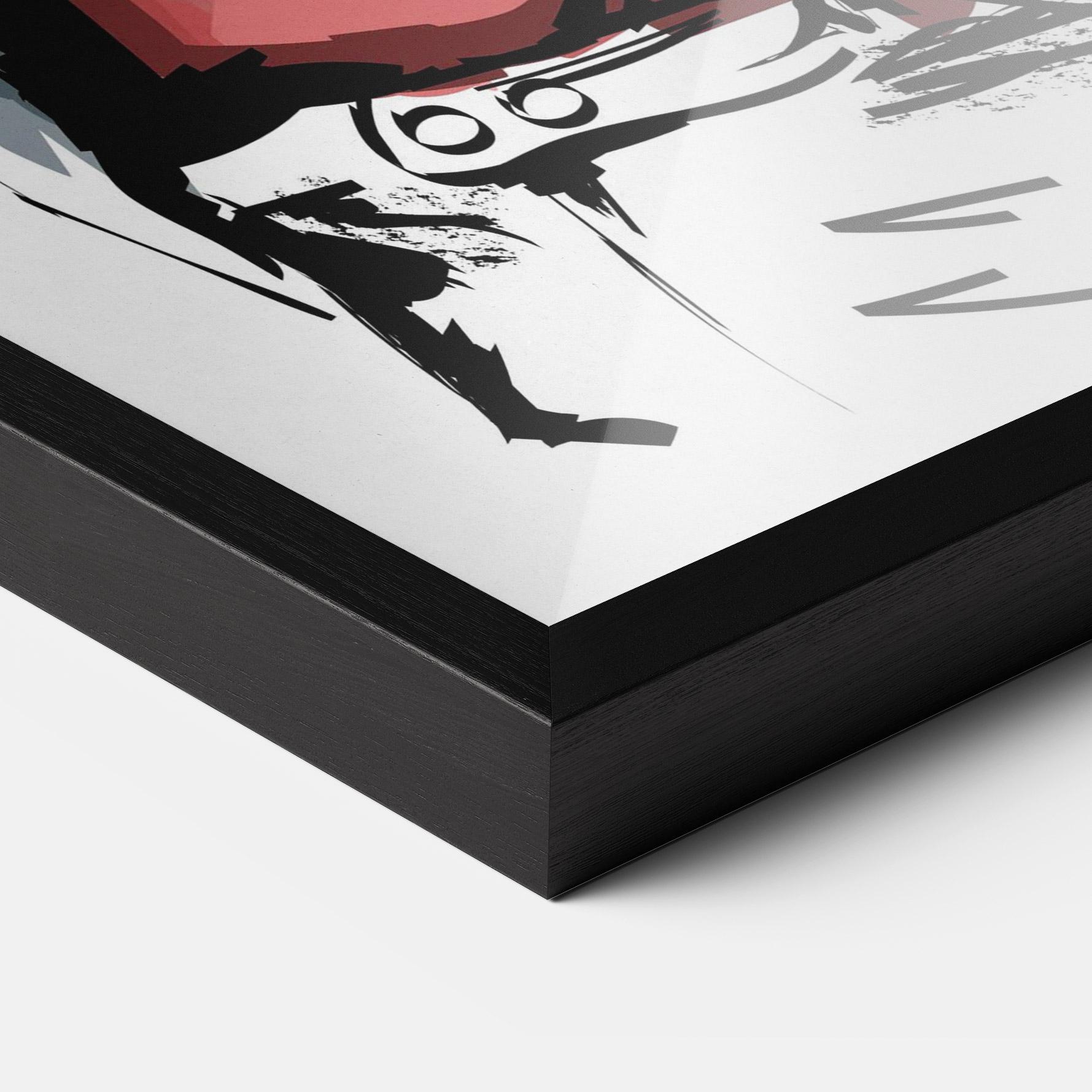 Keretezett Poszter Woman Feeling Cute mockup 3