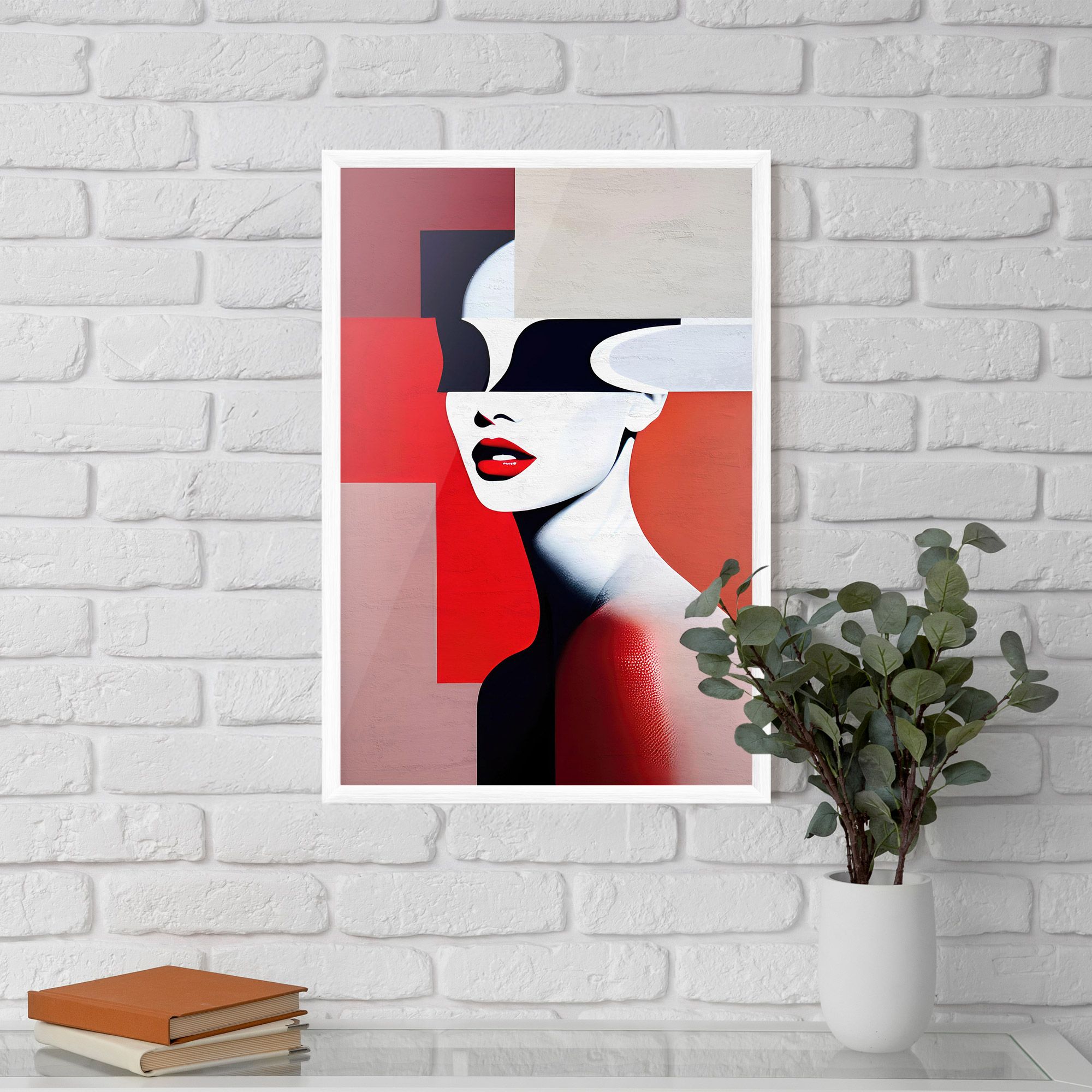 Interesting Woman Art mockup 5