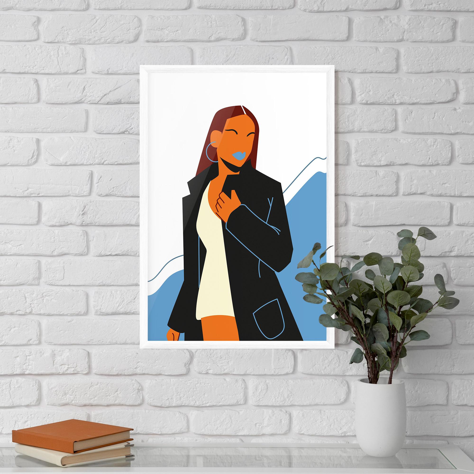 Keretezett Poszter Modern Fashion Set_2 mockup 5