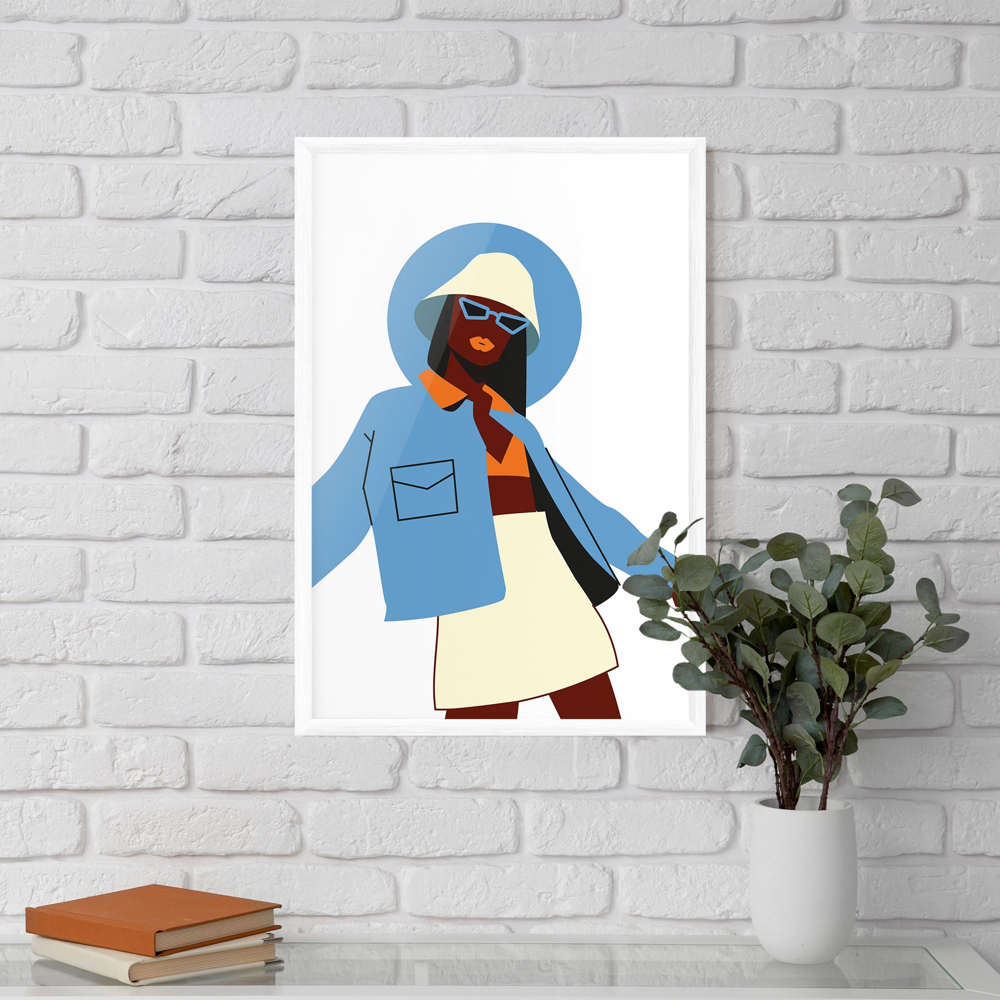 Keretezett Poszter Modern Fashion Set_3 mockup 5