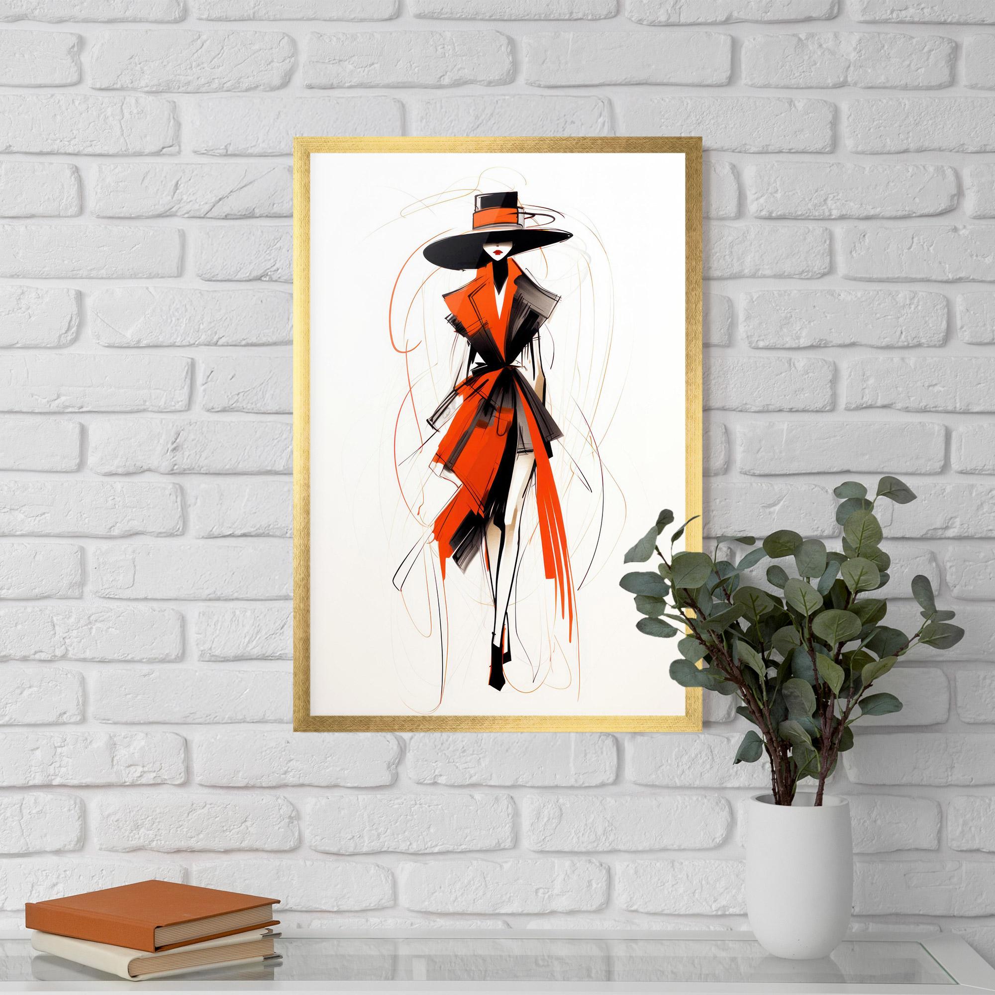 Keretezett Poszter Handdrawn Doodle mockup 5