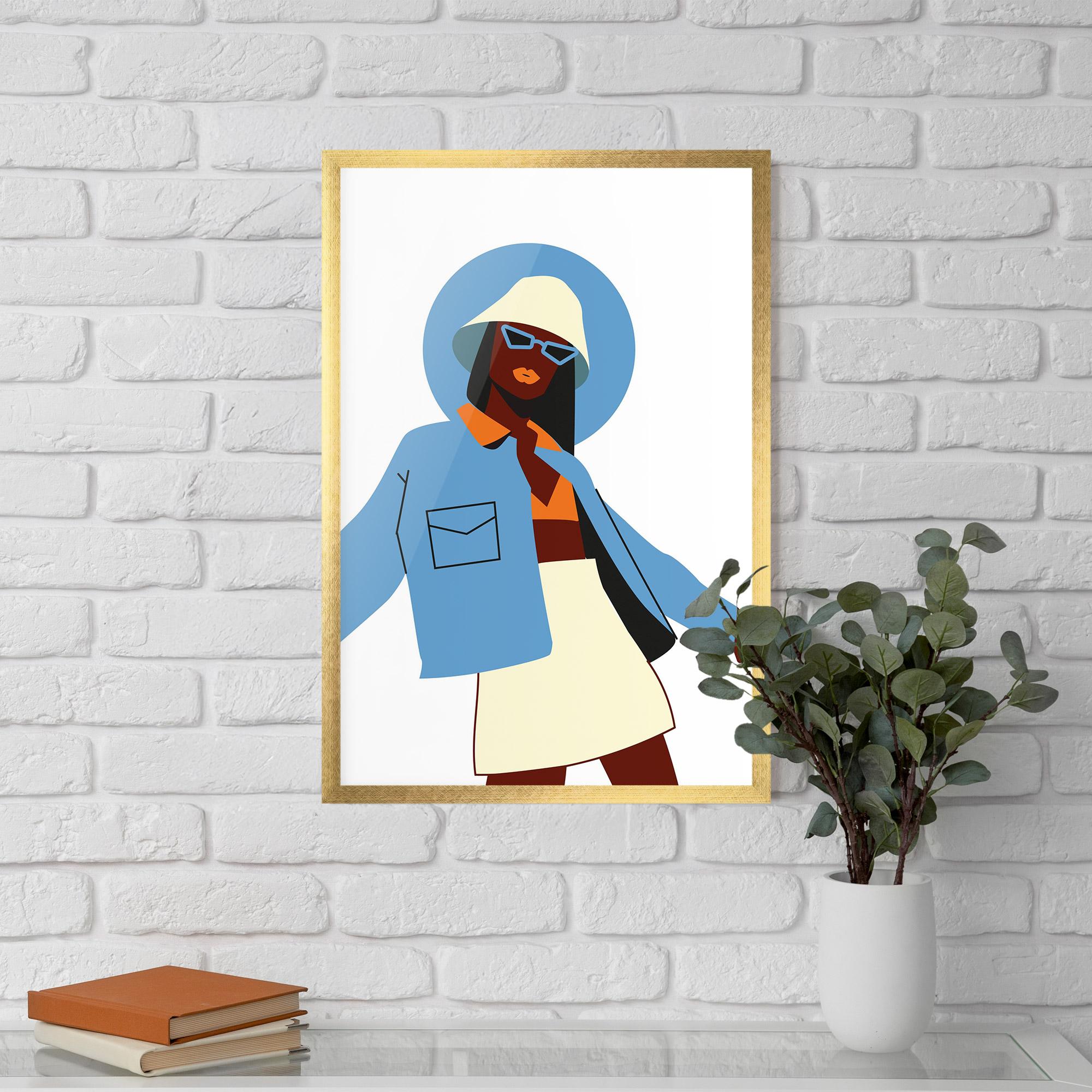 Keretezett Poszter Modern Fashion Set_3 mockup 5