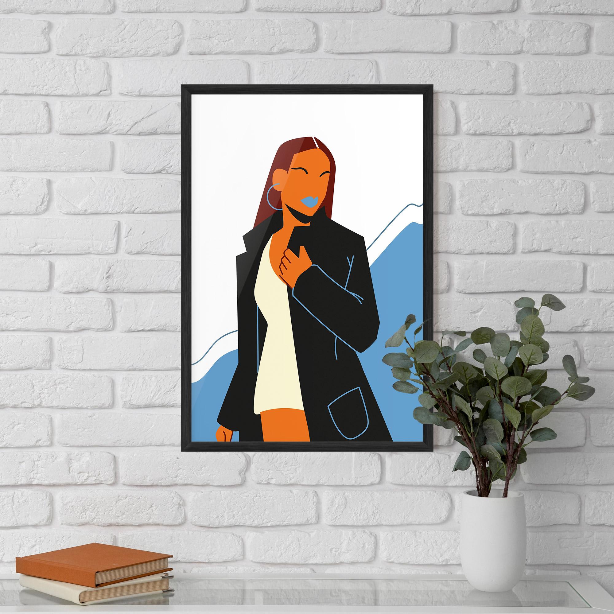 Keretezett Poszter Modern Fashion Set_2 mockup 5