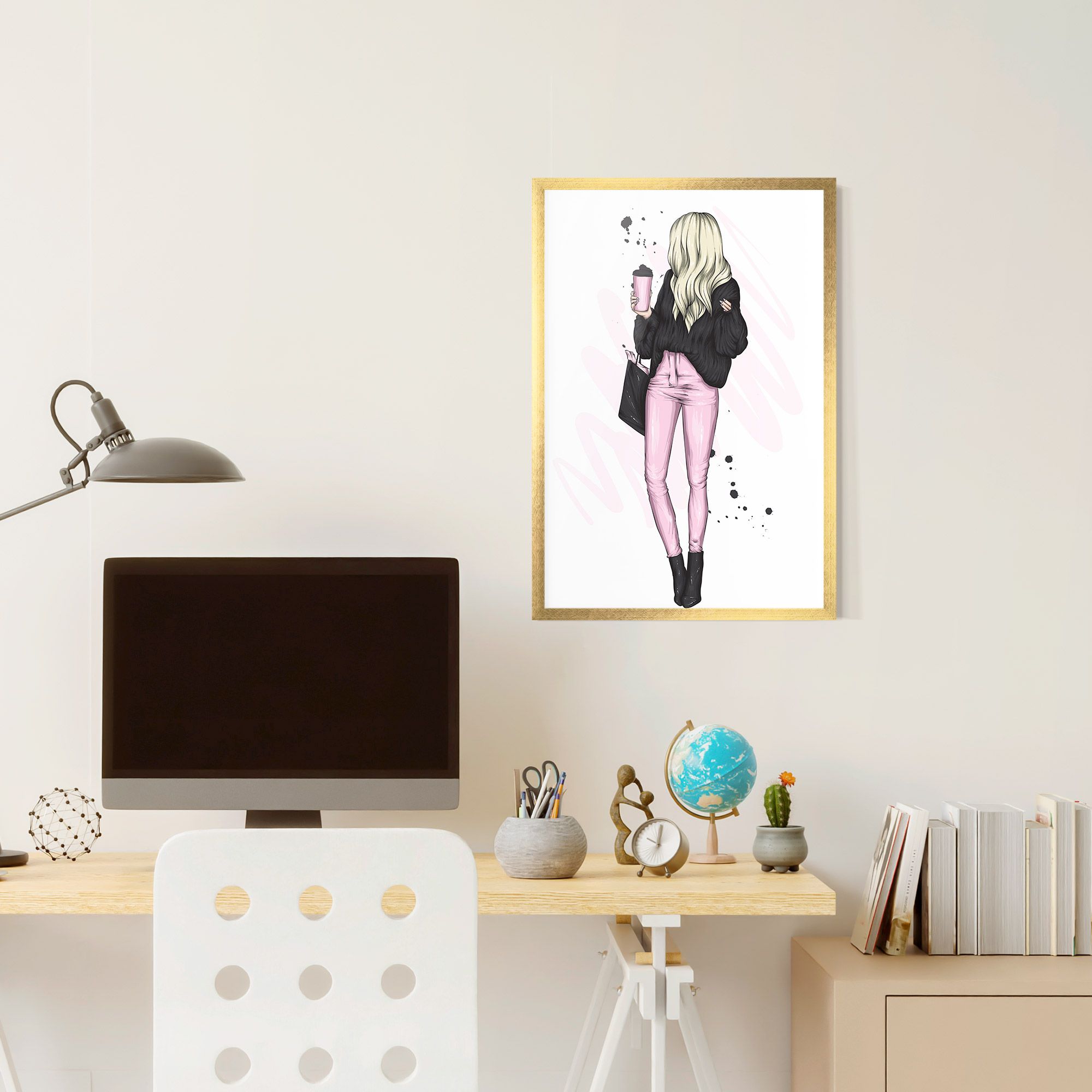 Black Pink Outfit mockup 6