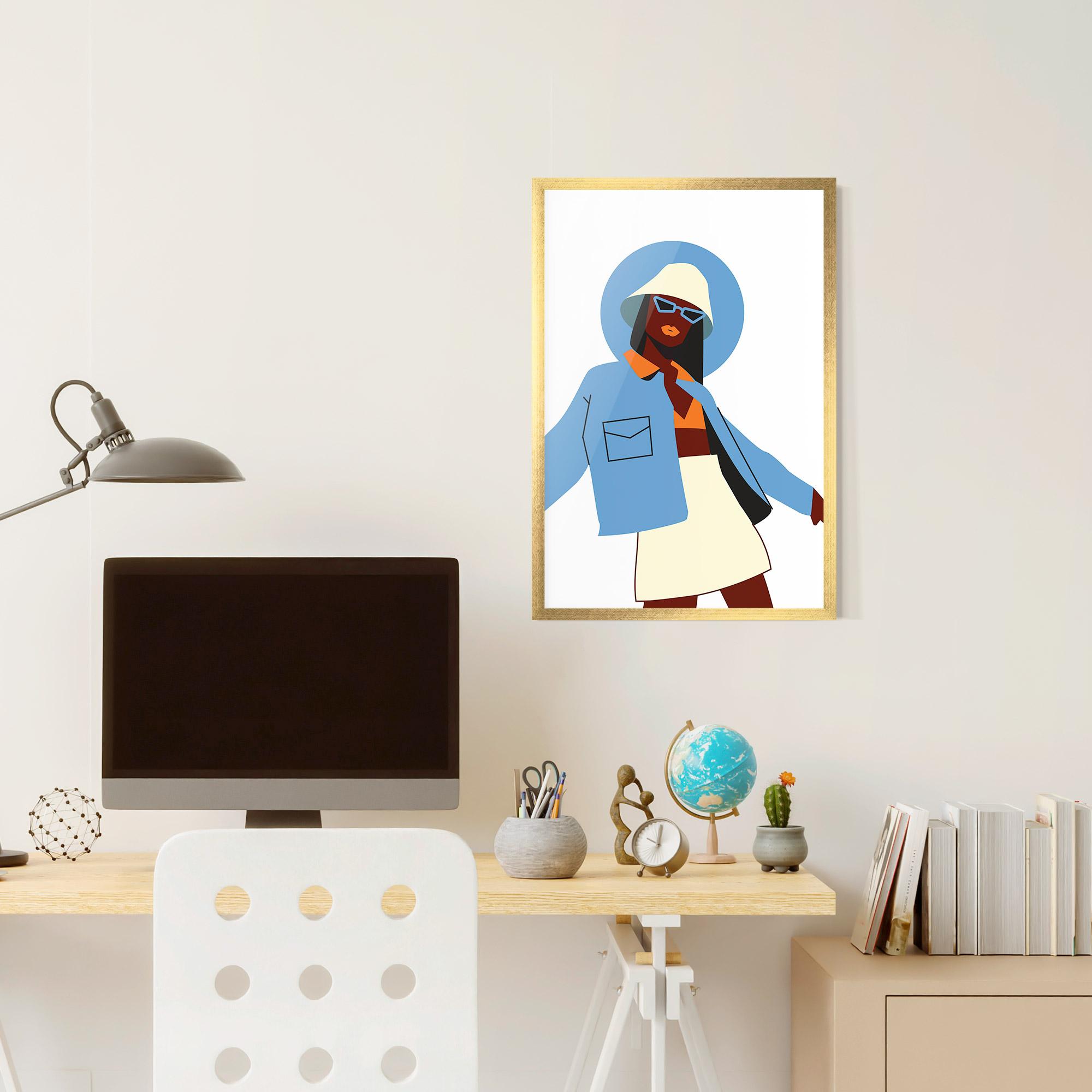 Keretezett Poszter Modern Fashion Set_3 mockup 6