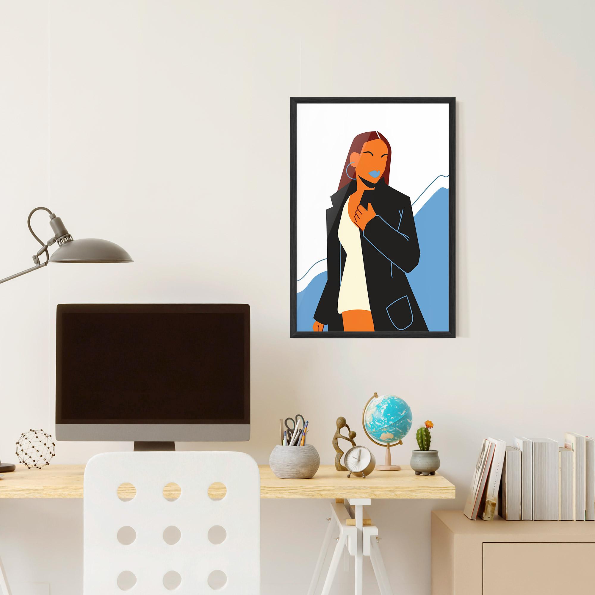 Keretezett Poszter Modern Fashion Set_2 mockup 6